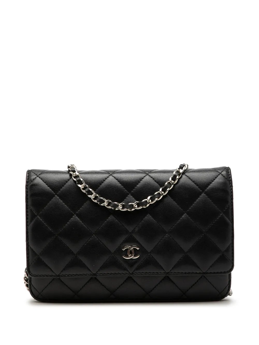 2016-2017 CC Quilted Lambskin Wallet On Chain crossbody bag