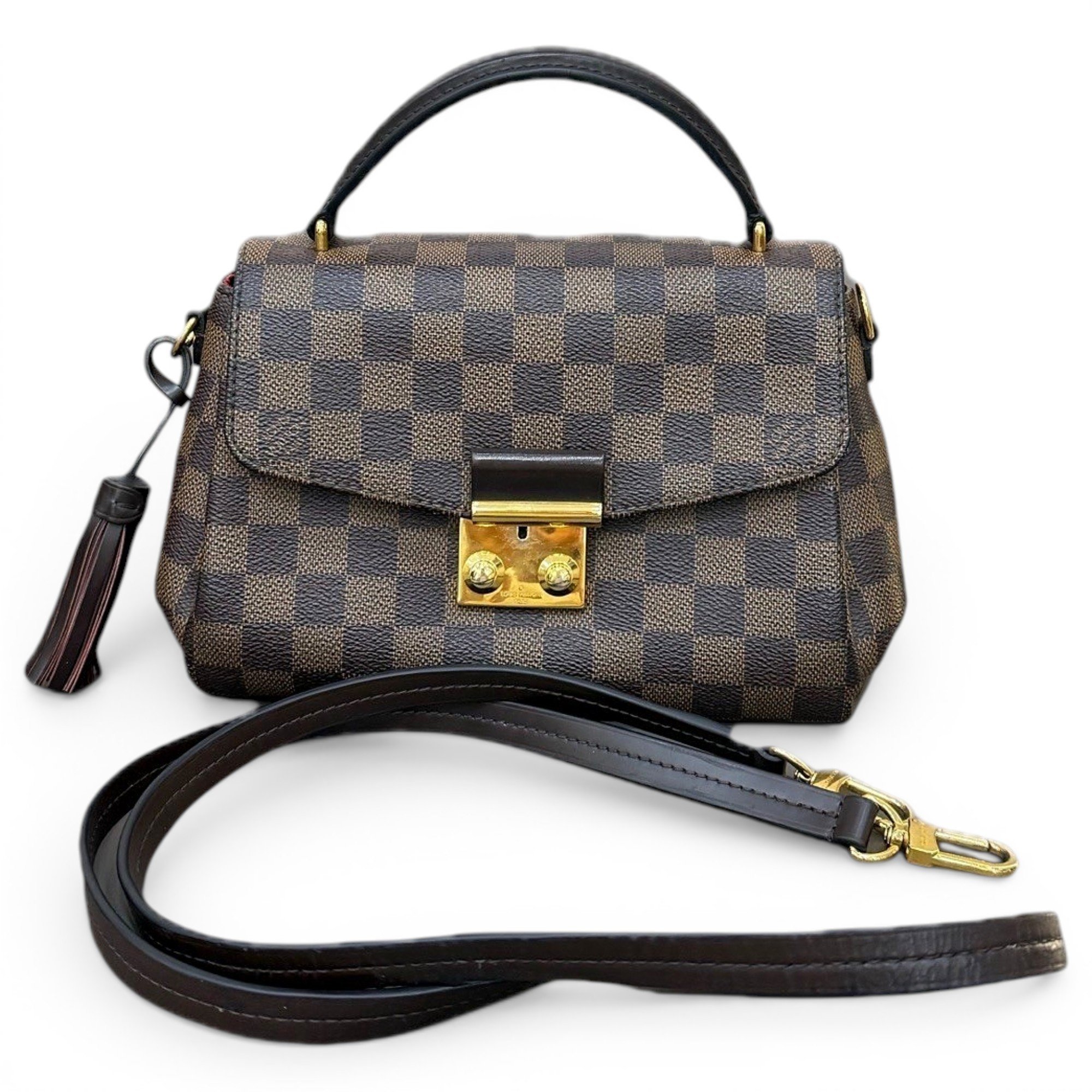 Croisette leather handbag