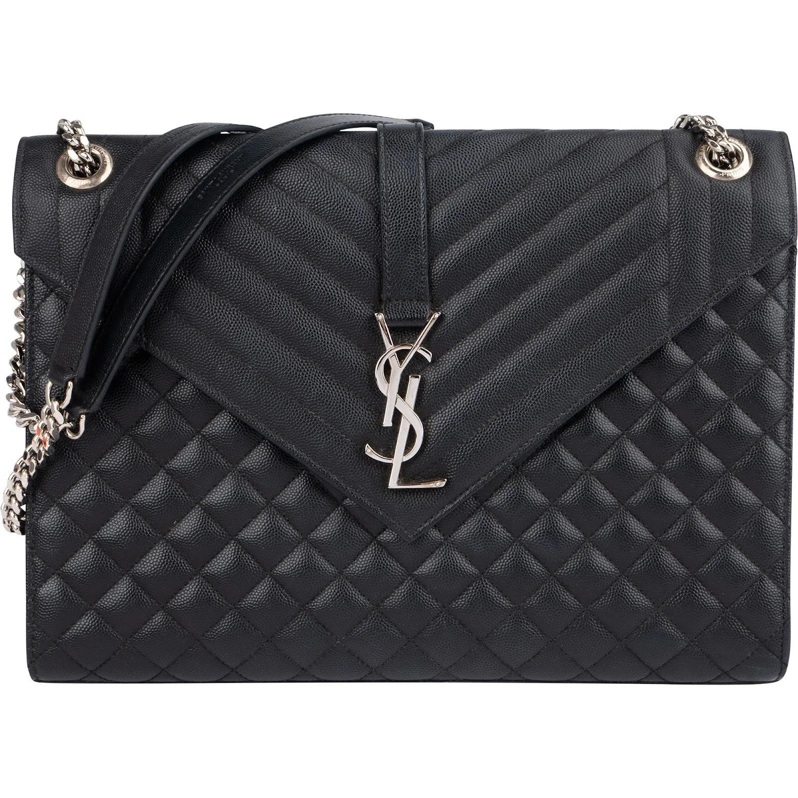 Envelope leather crossbody bag