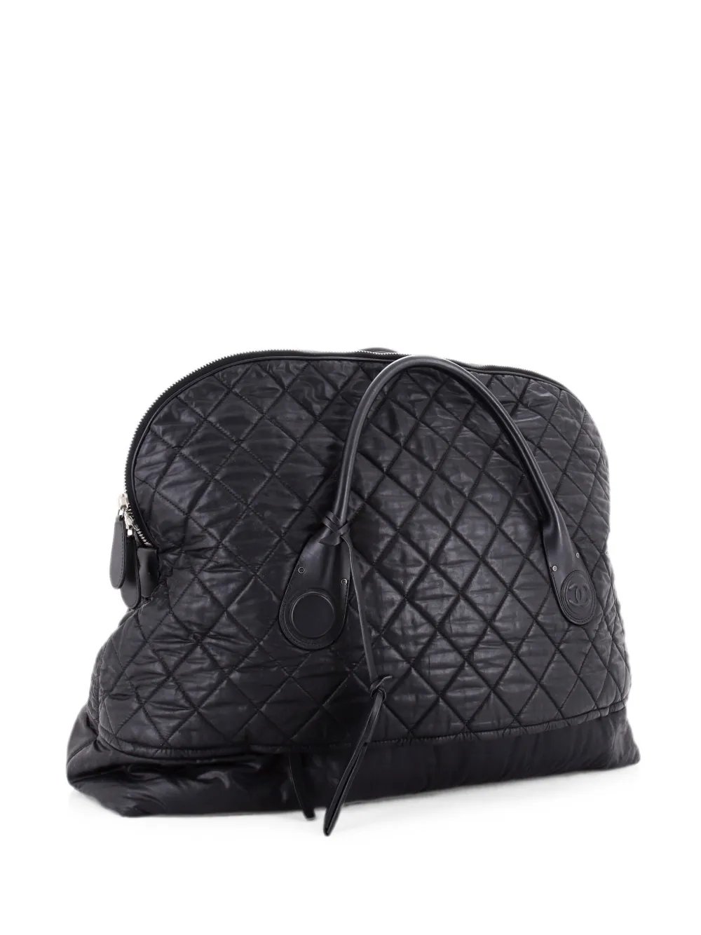 Horizontal Sport Weekender Bag Quilted Coated Canvas XL handbag
