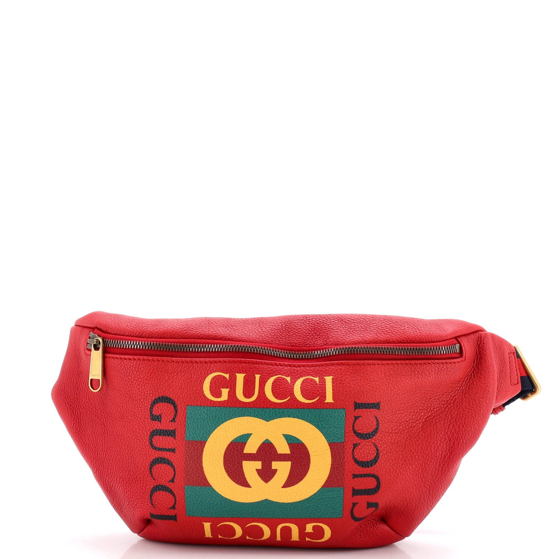 Logo Belt Bag Printed Leather Medium