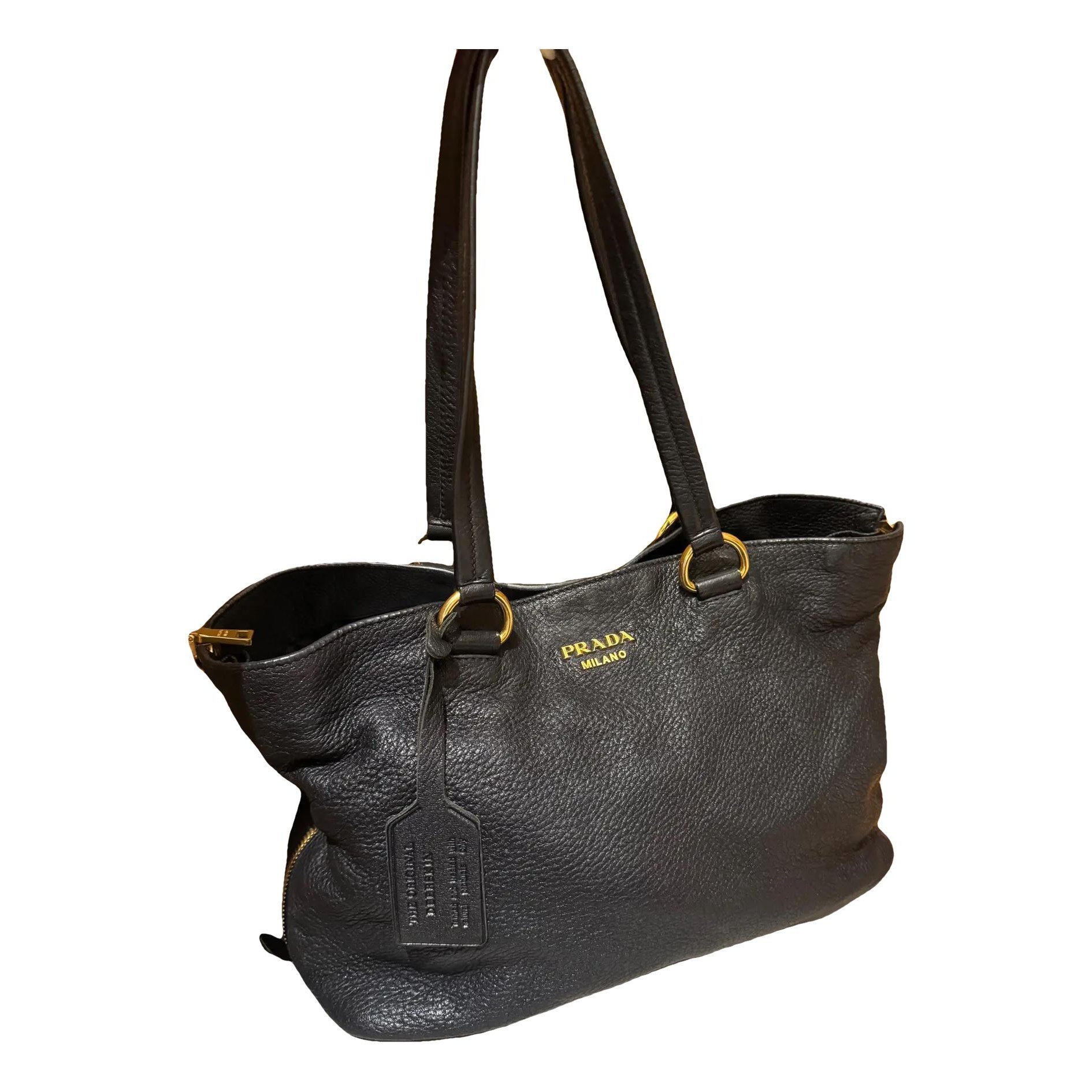 Leather handbag