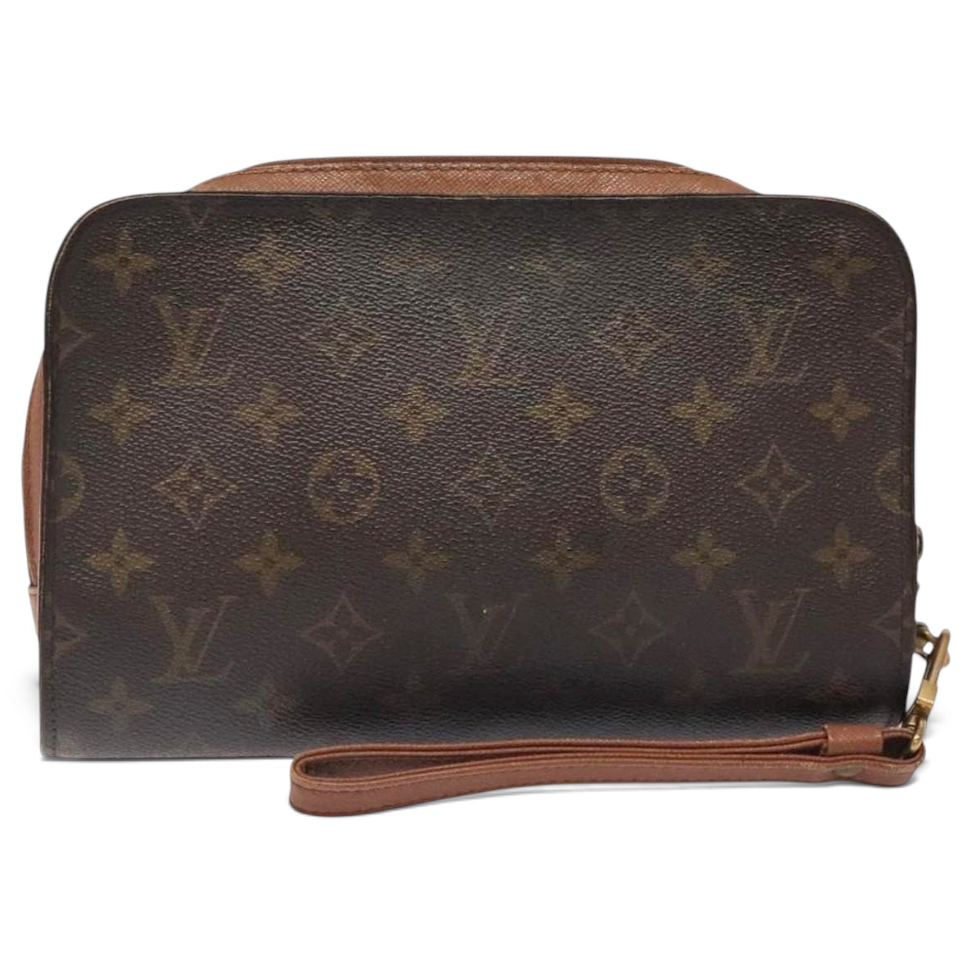 Orsay leather clutch bag