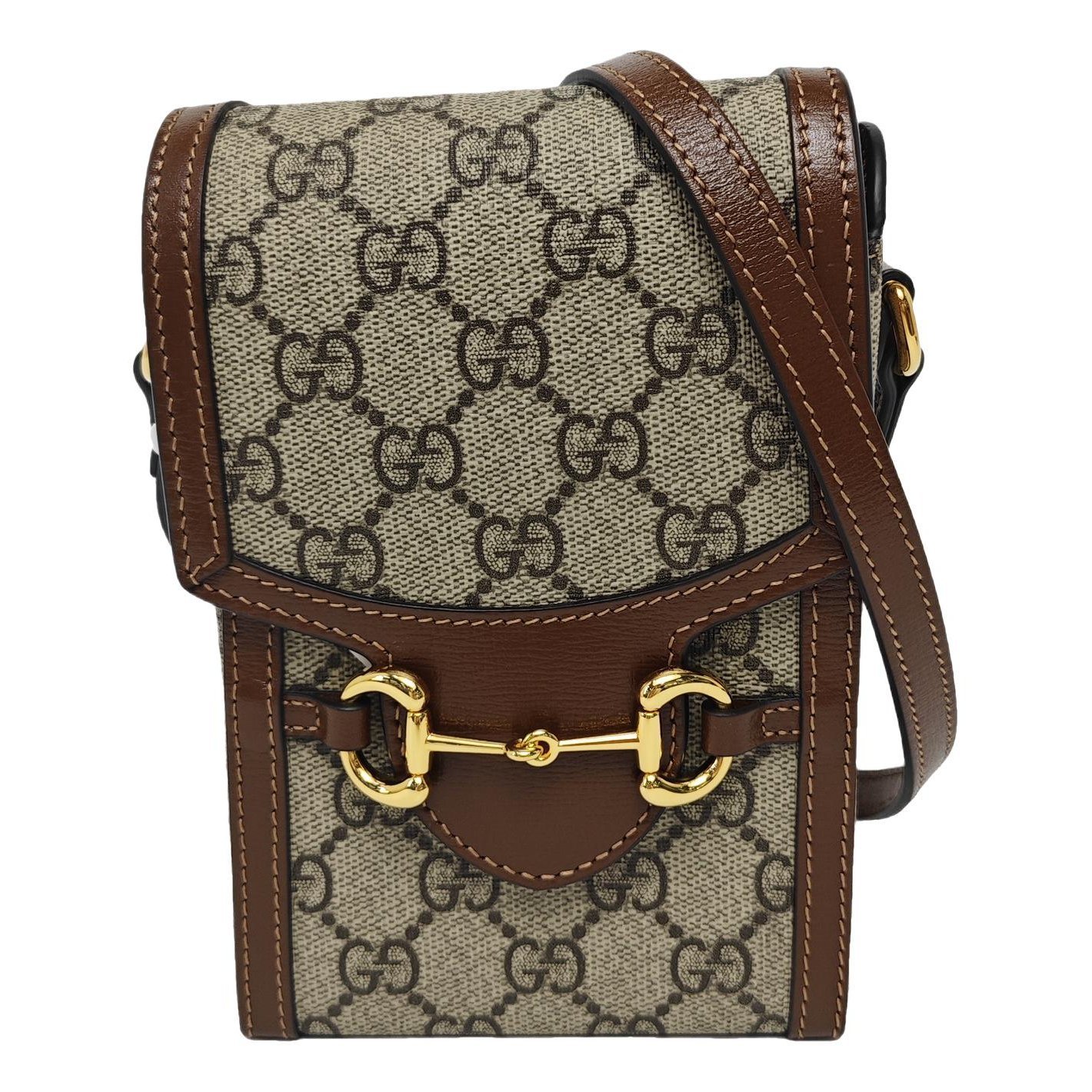 Horsebit 1955 Vertical cloth crossbody bag