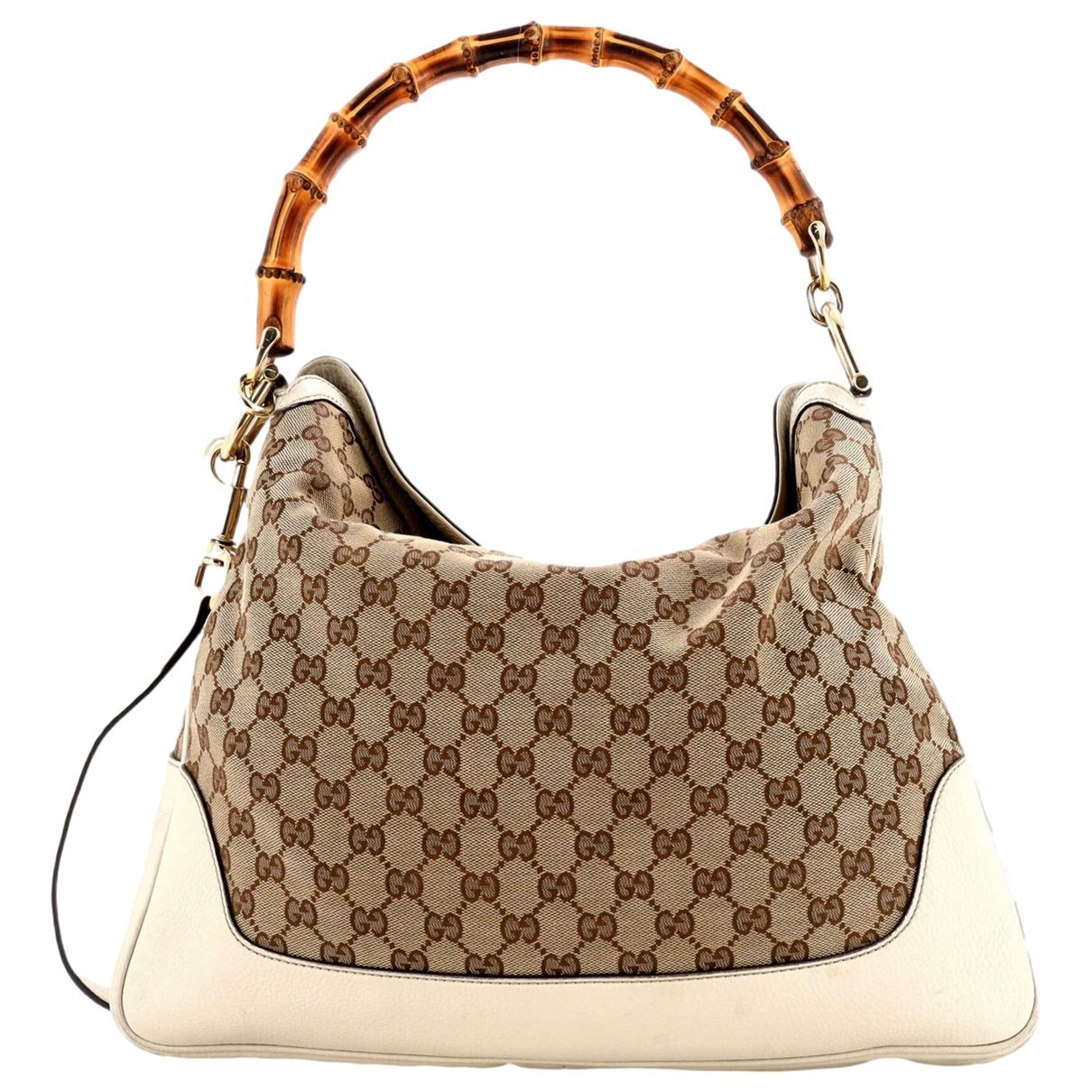 Diana Bamboo leather handbag