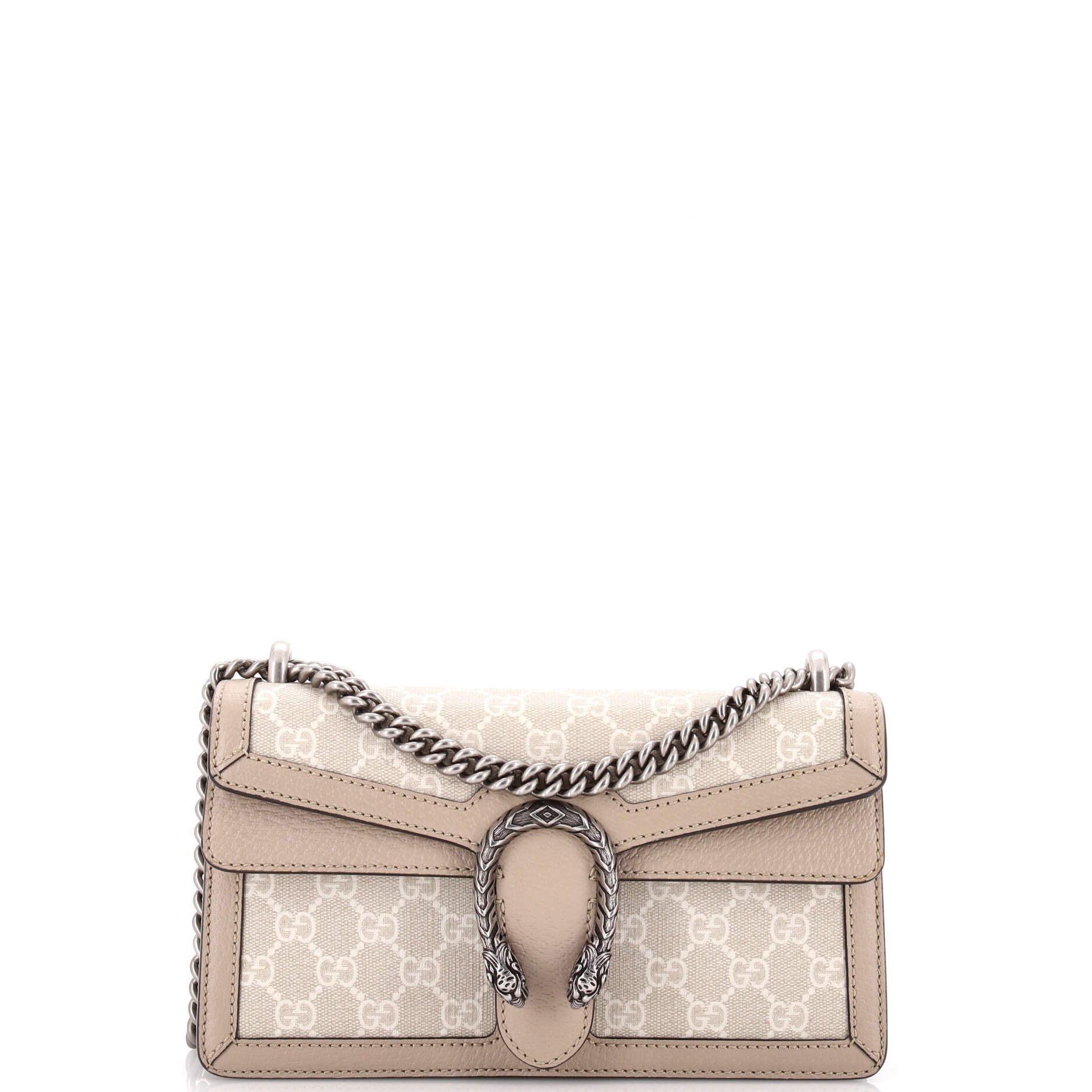 Gucci Dionysus Bag GG Coated Canvas with Leather Small