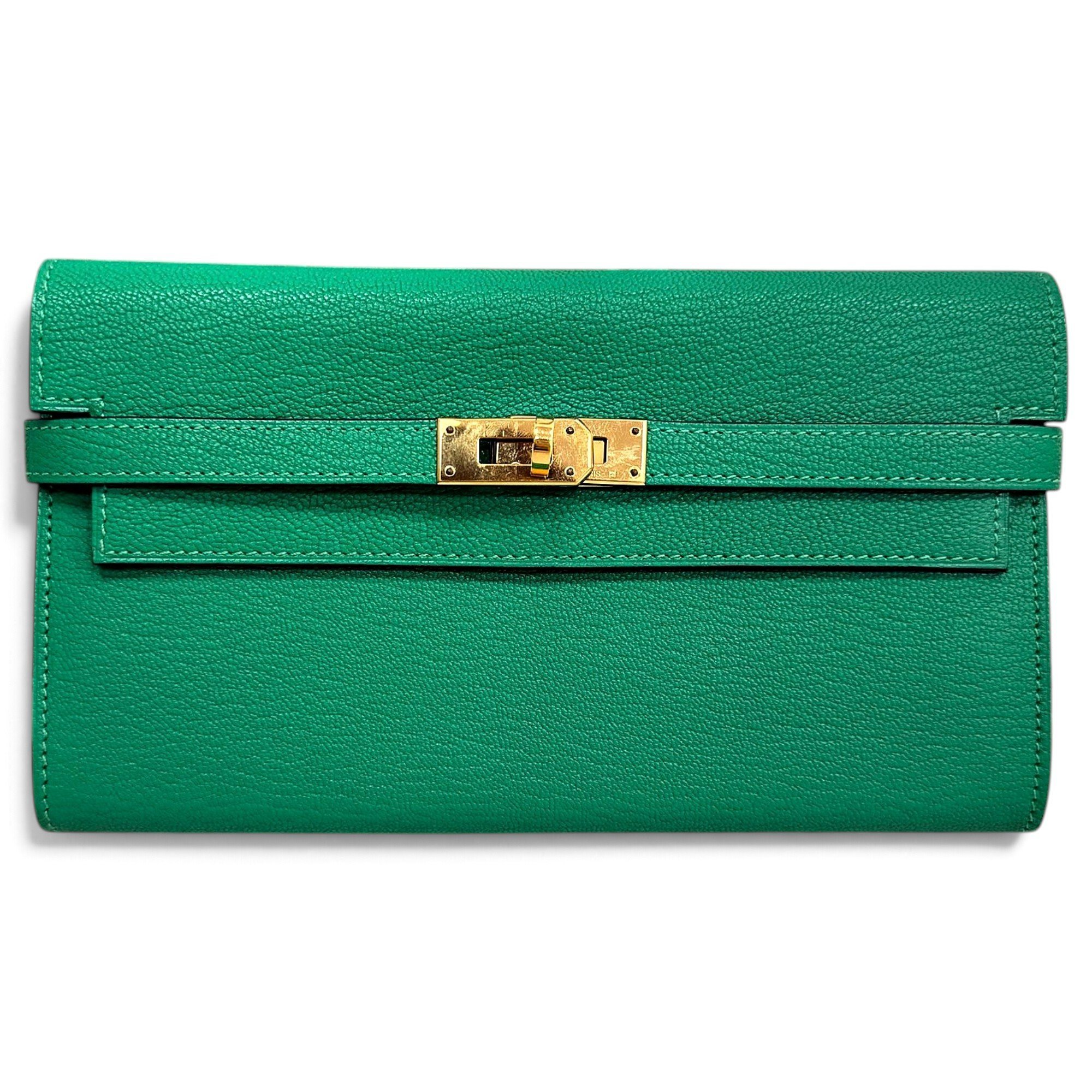 Kelly to go leather clutch bag