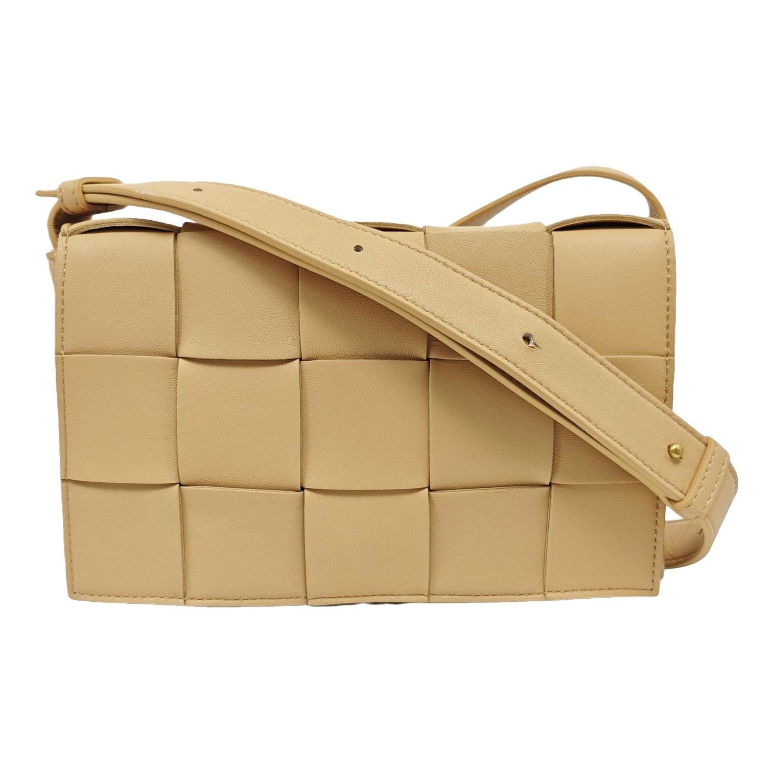 Cassette leather crossbody bag