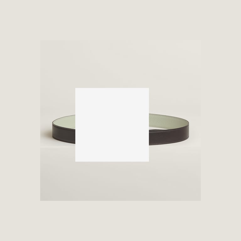 Ancre belt buckle & Reversible leather strap 32 mm