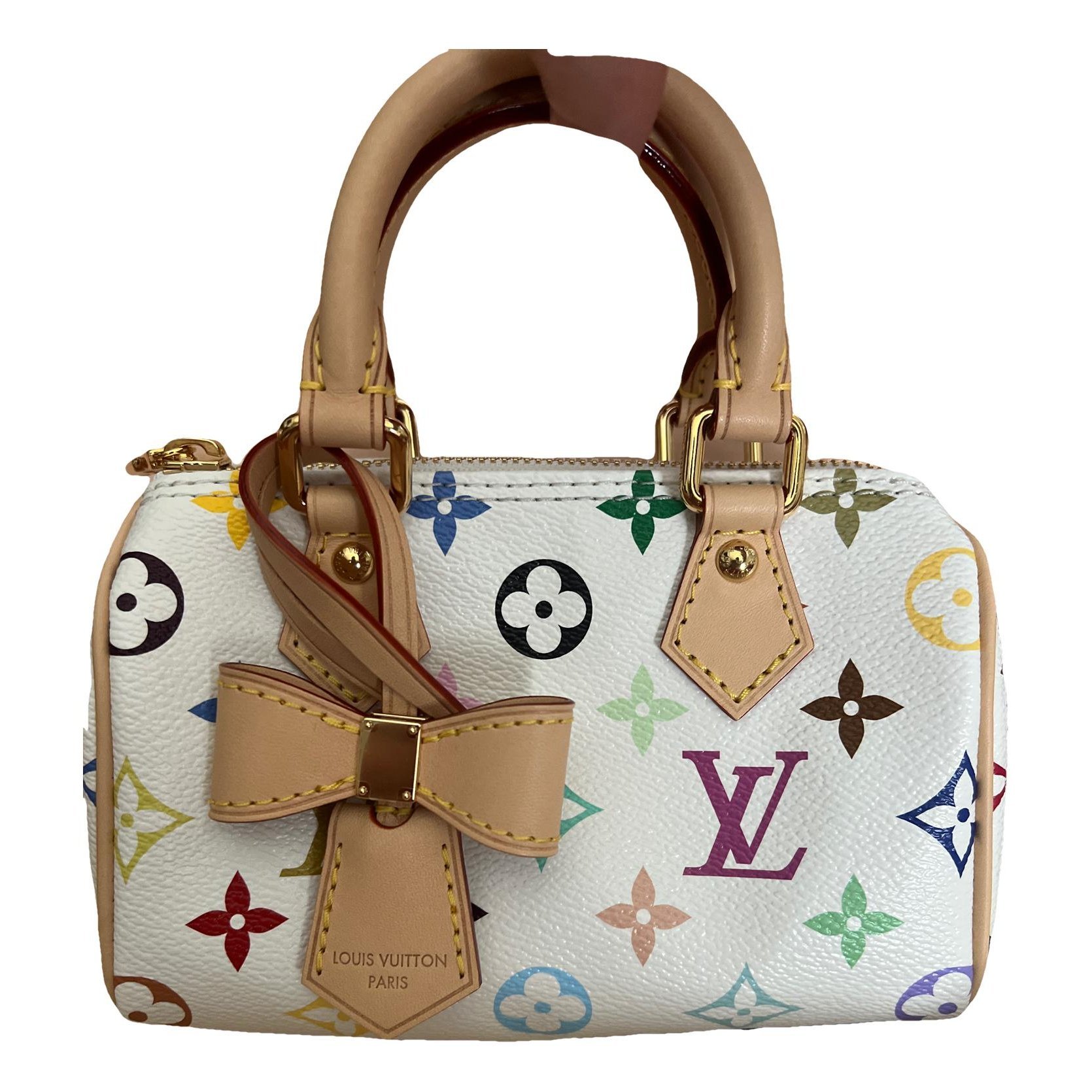 Louis Vuitton Nano Speedy / Mini HL leather handbag