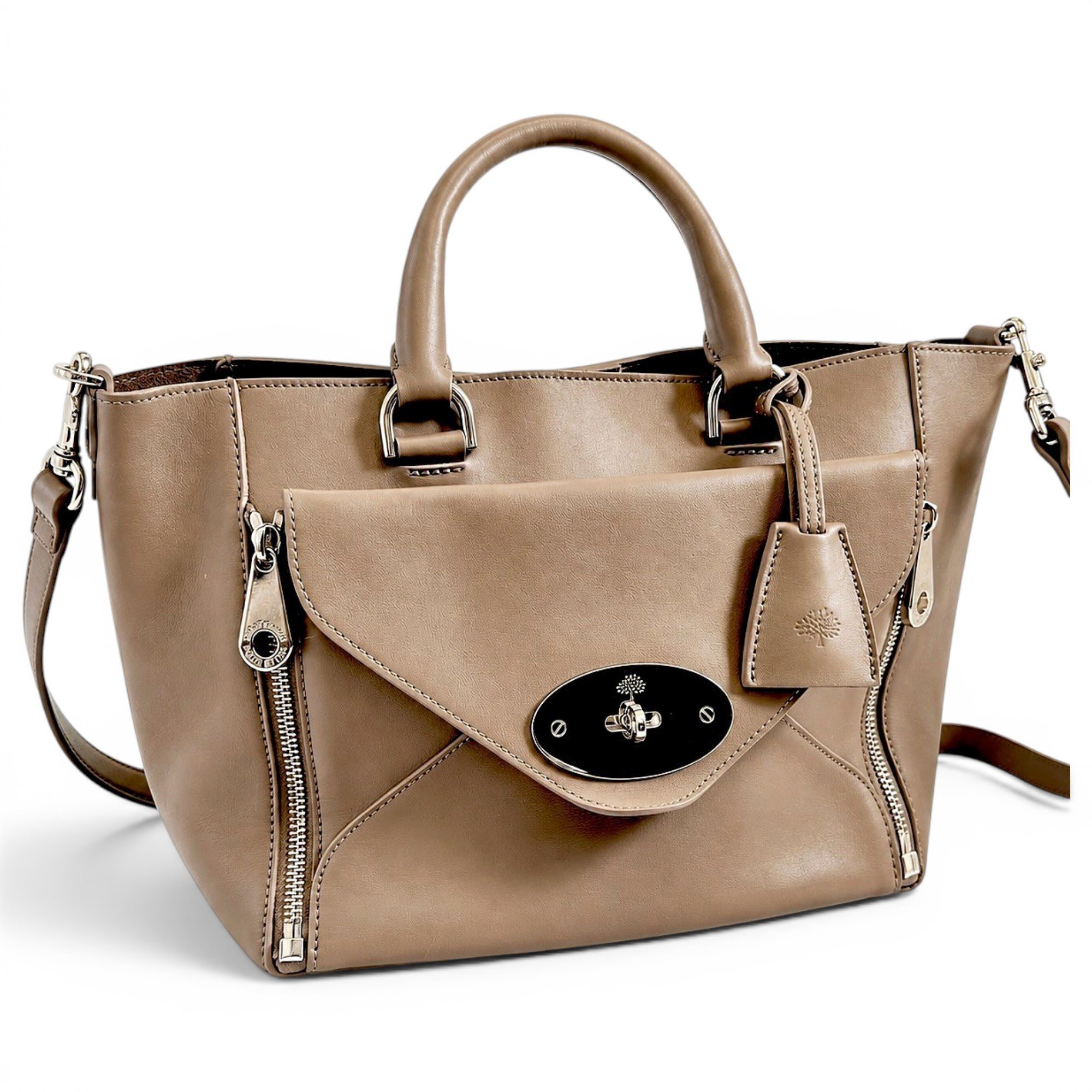 Willow leather handbag