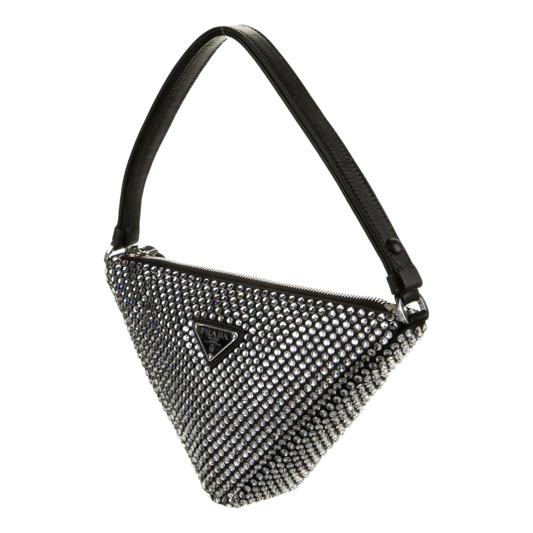 Triangle cloth handbag
