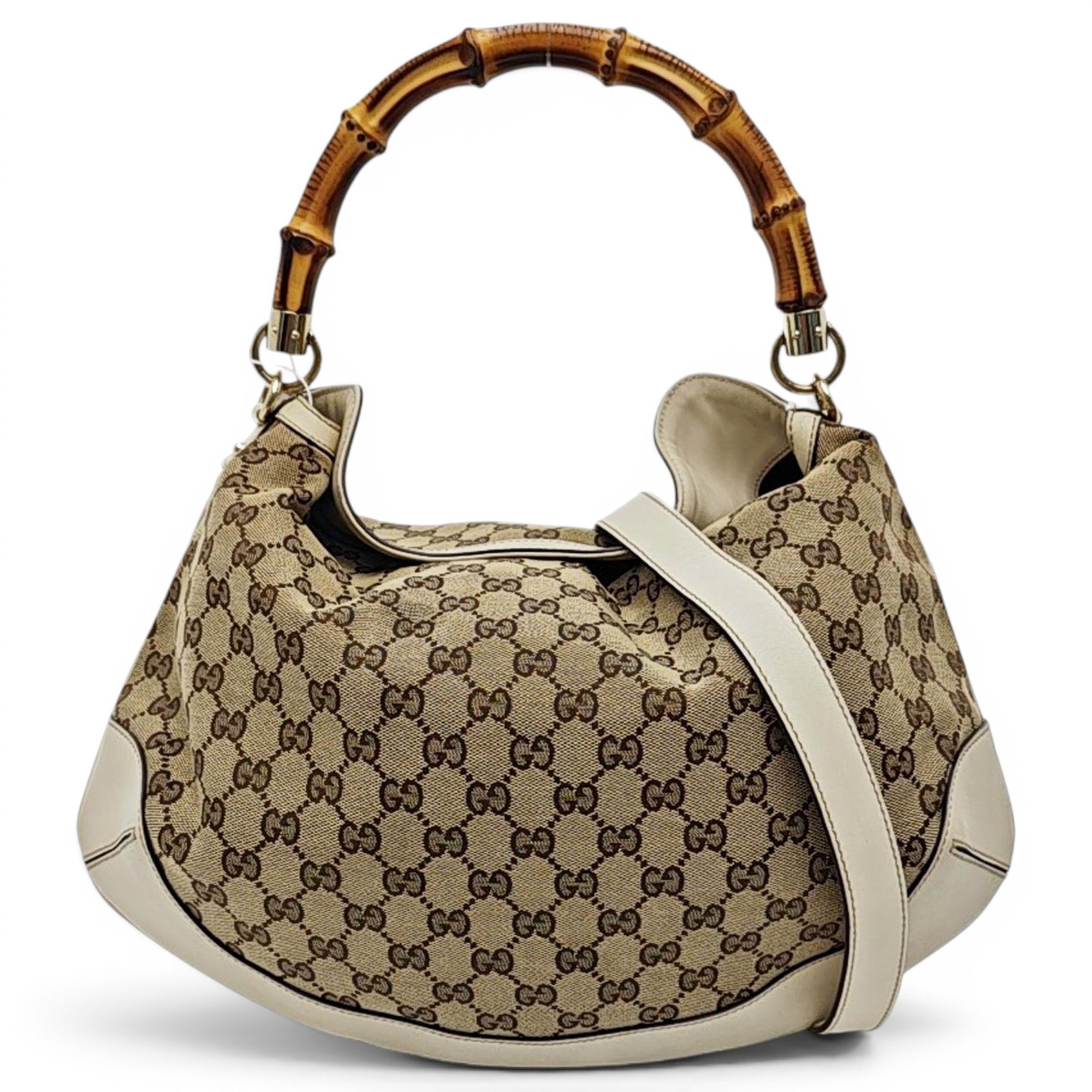 Bamboo Frame Satchel cloth handbag
