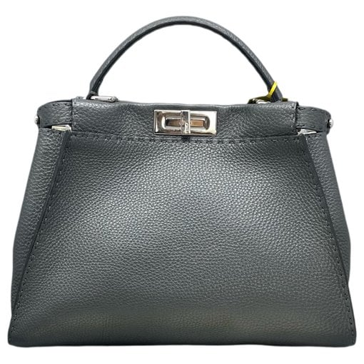 Peekaboo leather handbag