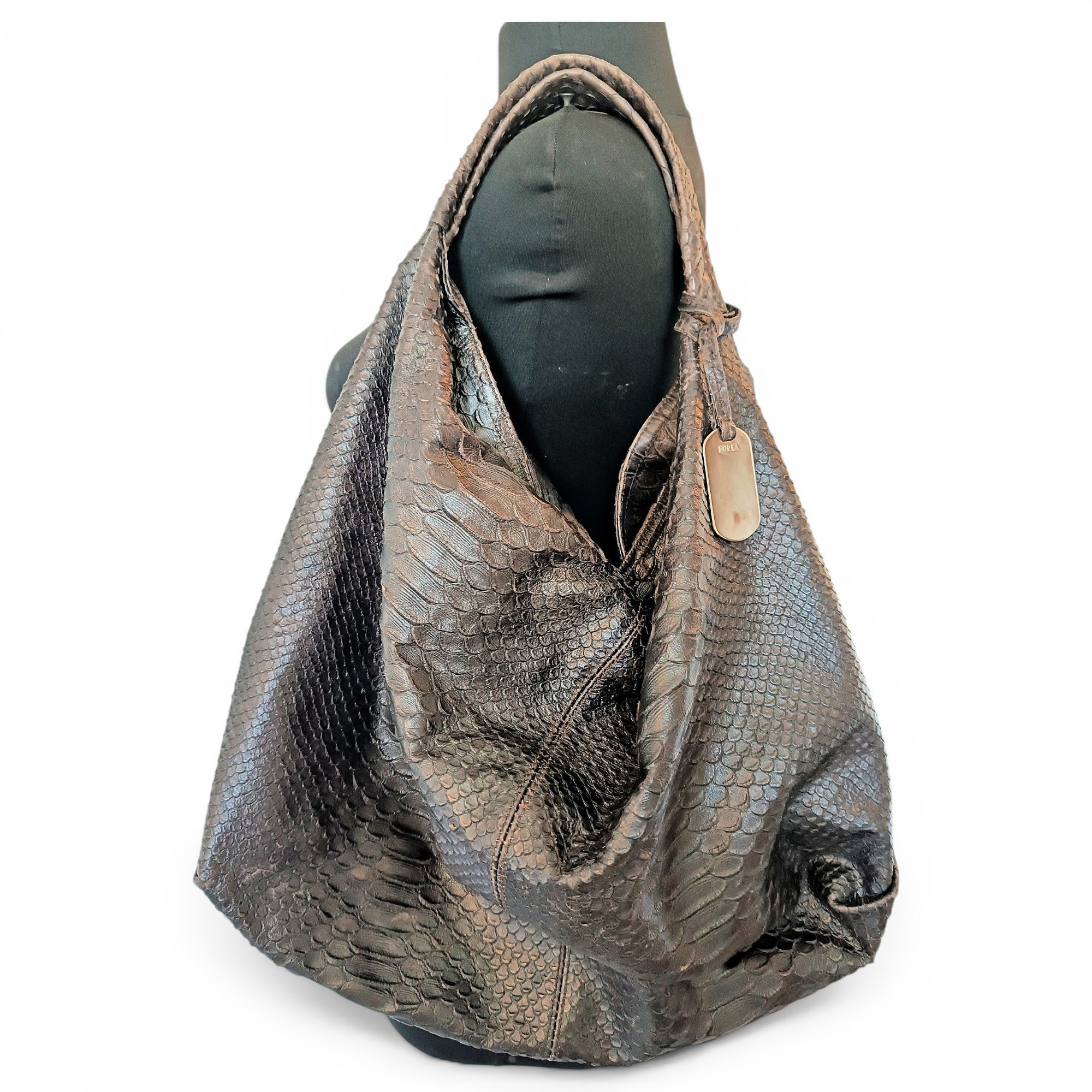 Leather handbag