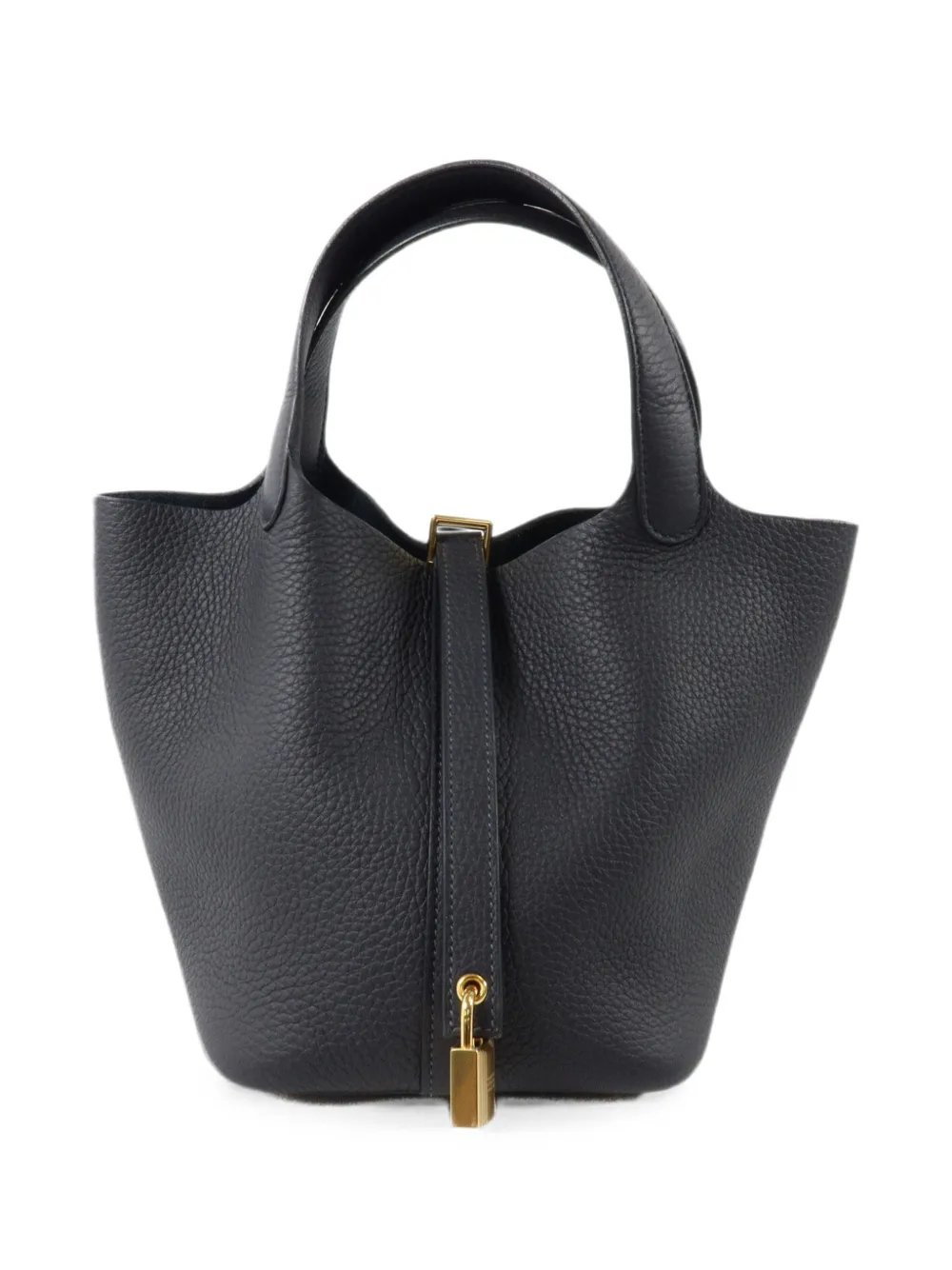 PM Picotin leather tote bag