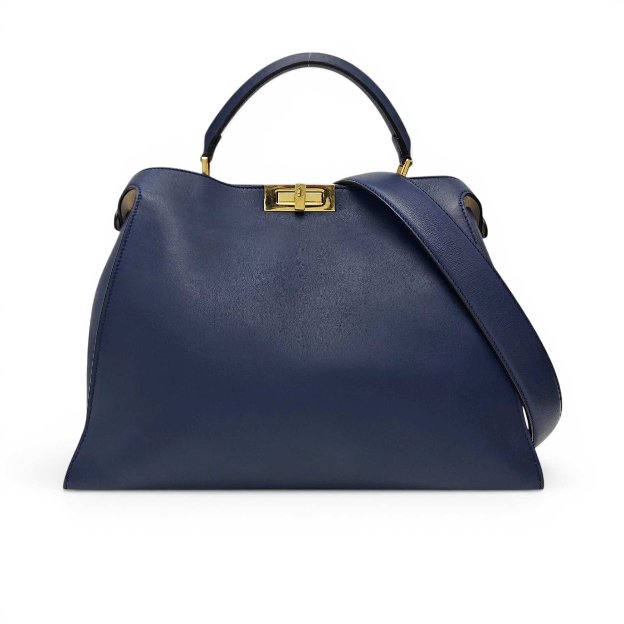 Peekaboo leather handbag