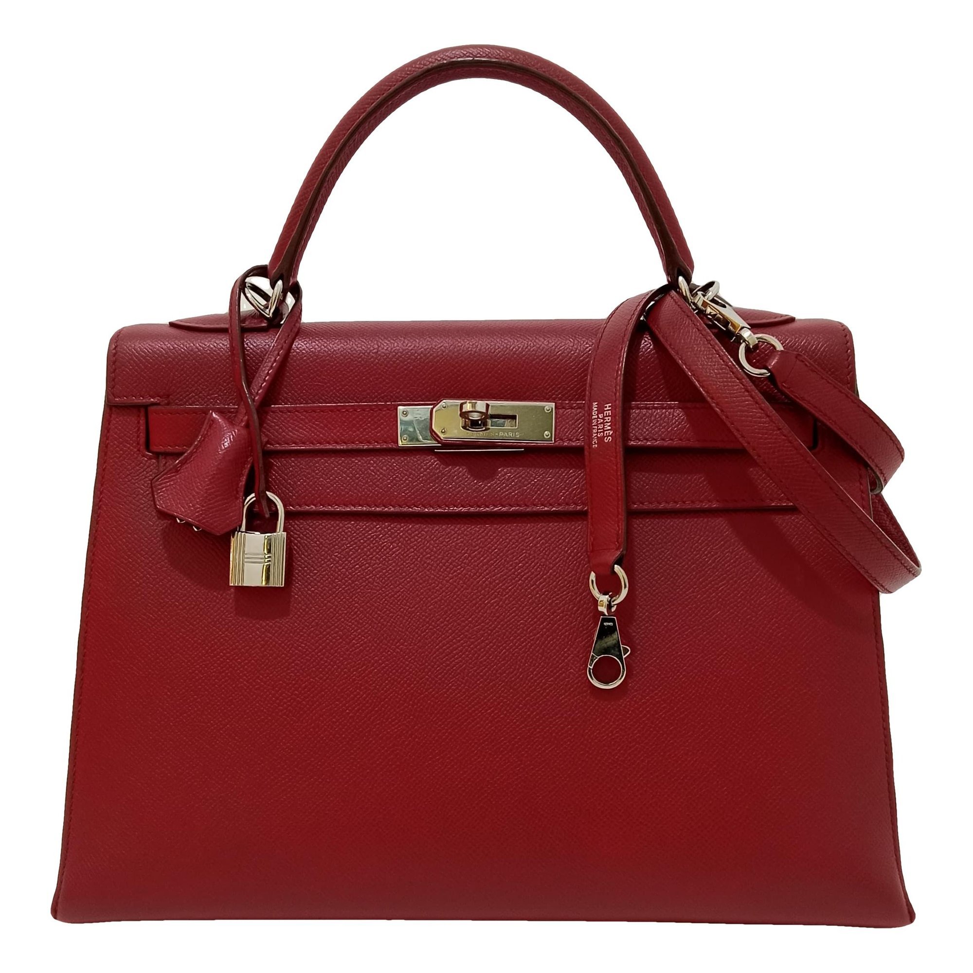 Hermes Kelly 32 Handbag Natural Epsom Leather 2010