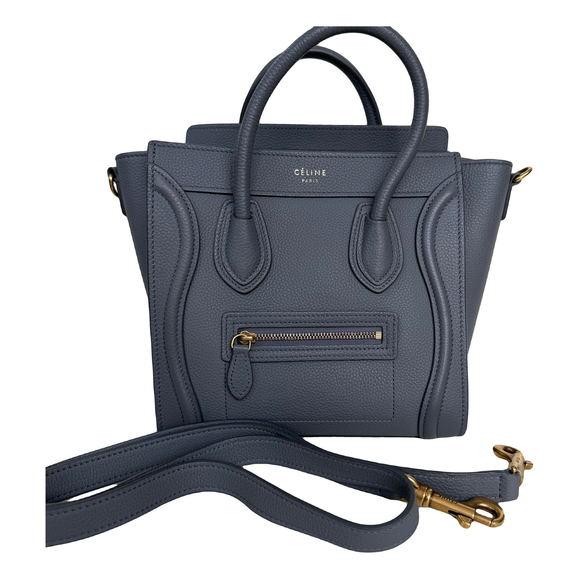 Nano Luggage leather handbag
