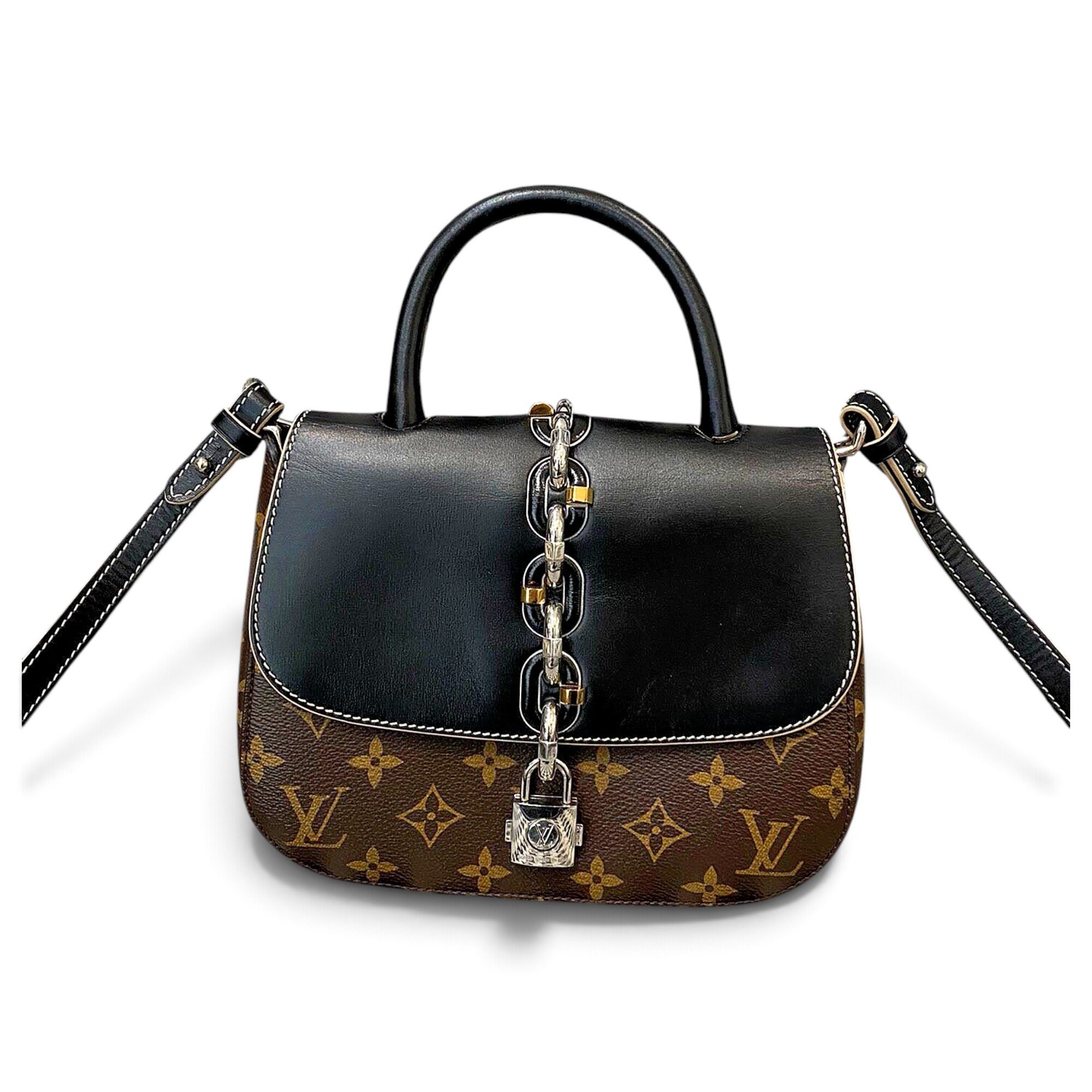 Chain bag leather crossbody bag
