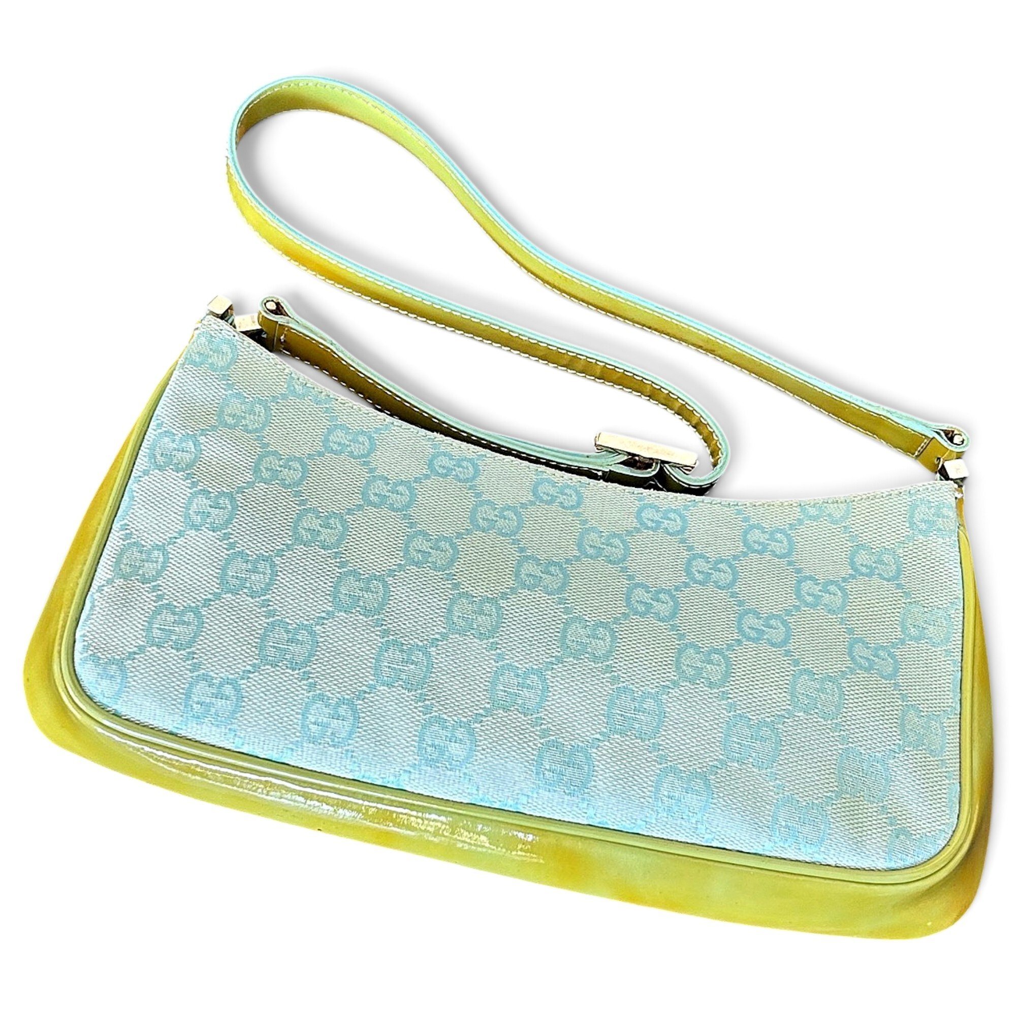 Patent leather handbag