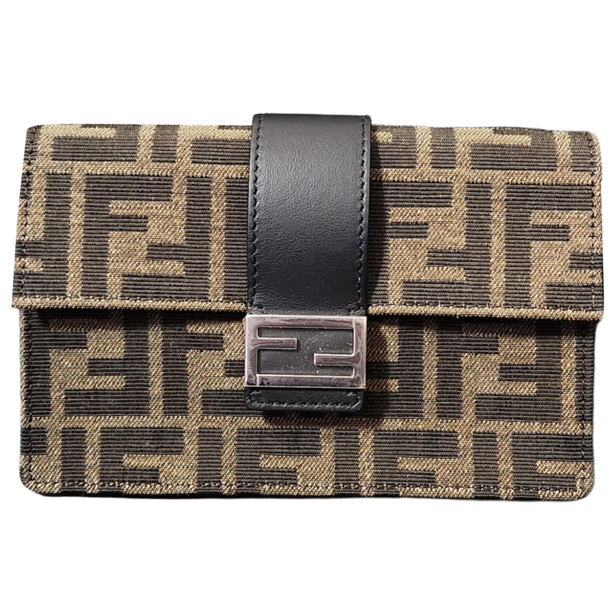 Leather clutch bag