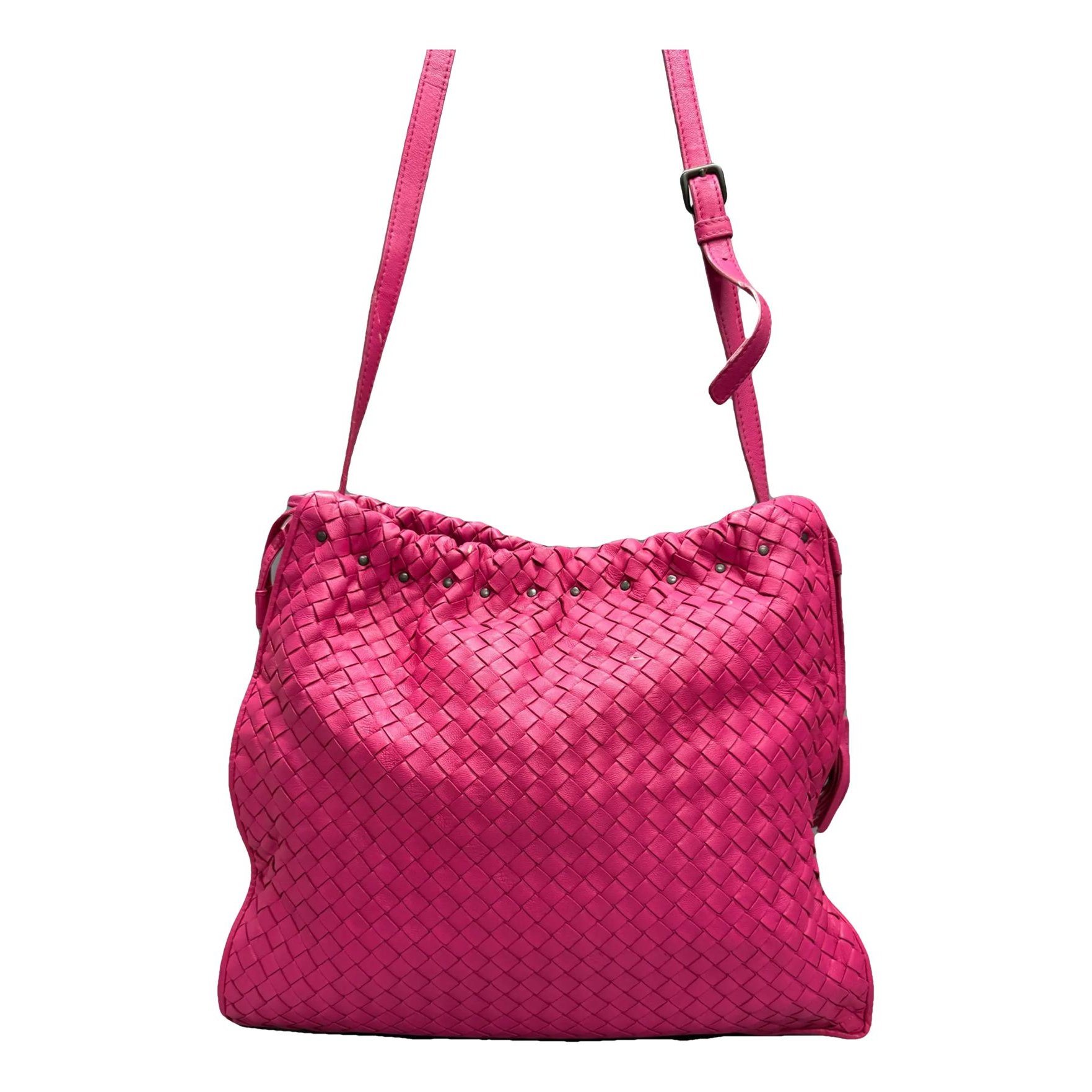 Parachute leather handbag