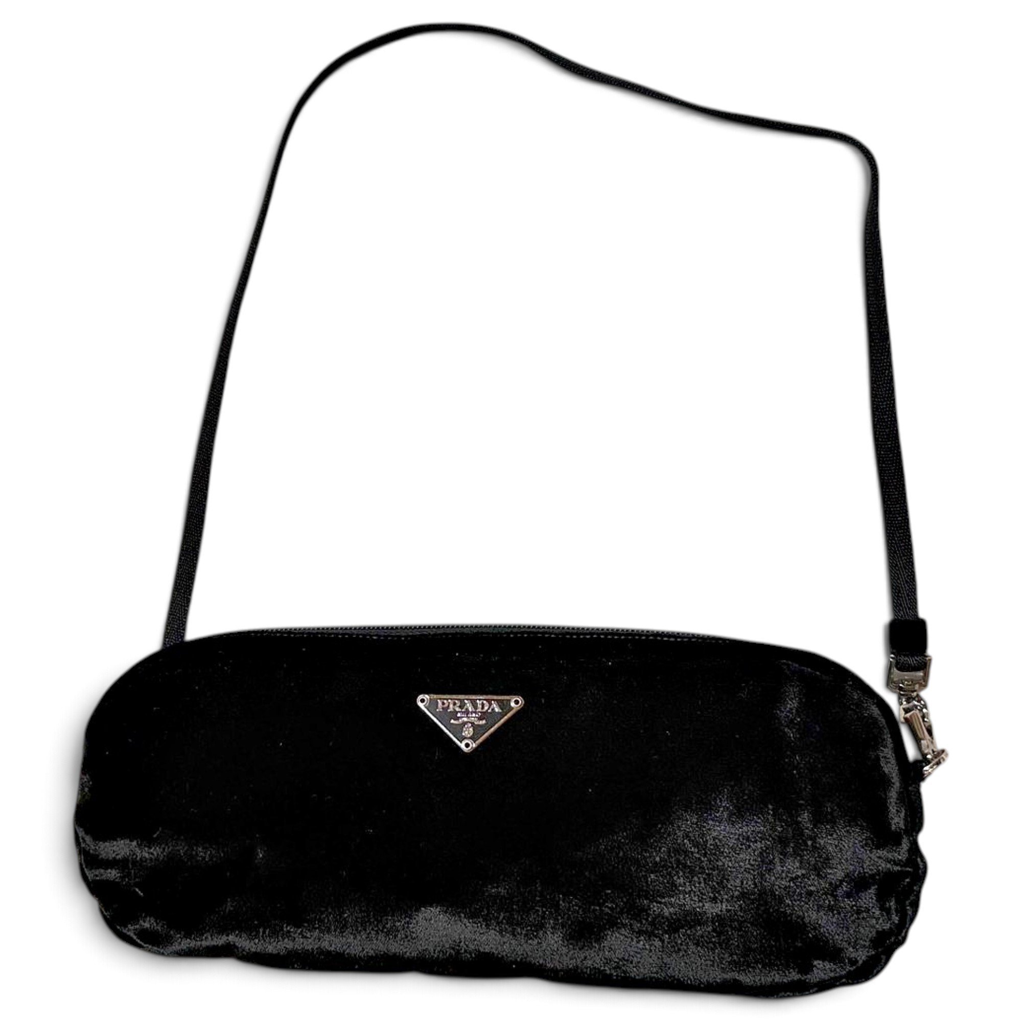 Re-Edition 2005 Zip velvet handbag