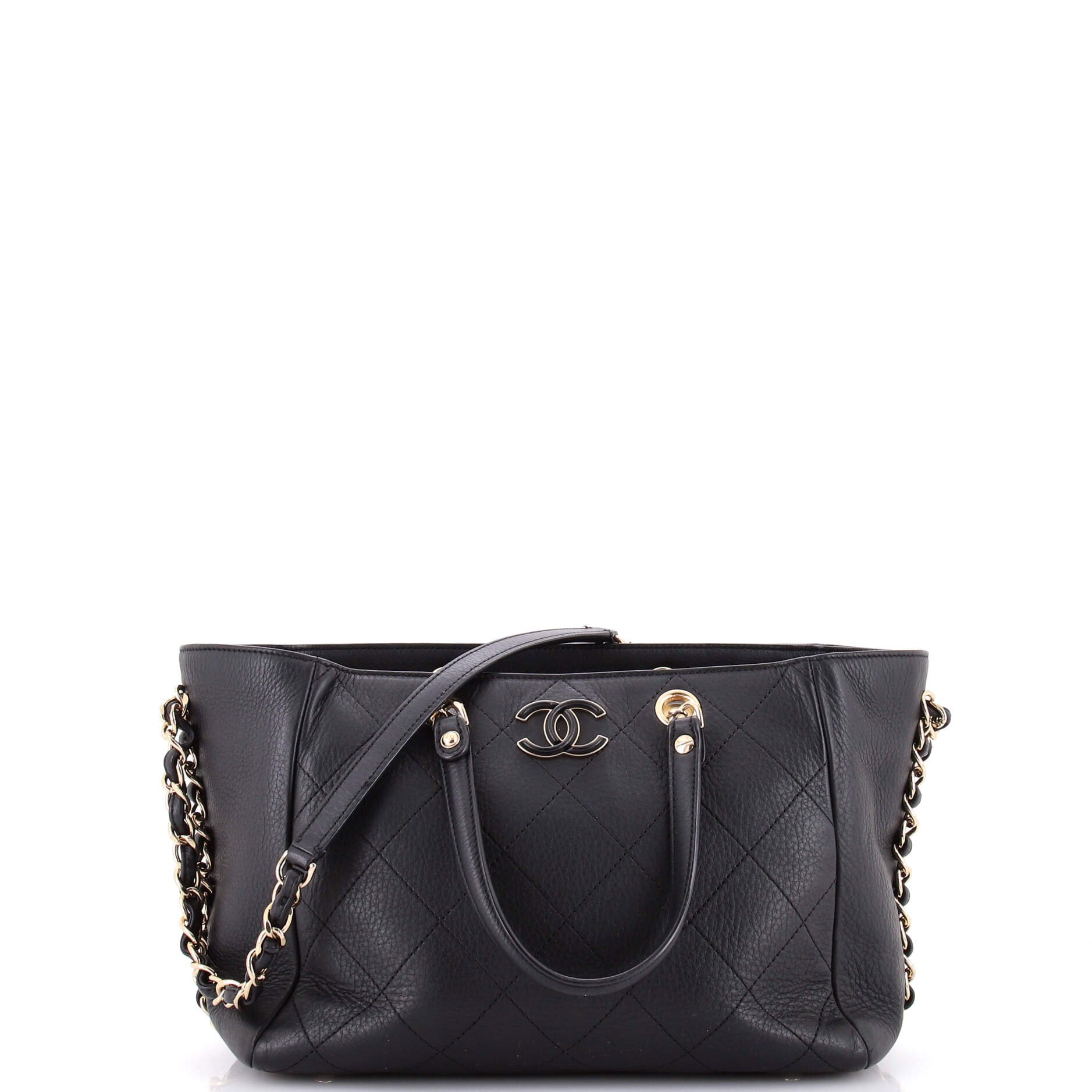 Neo Soft Shopping Tote Stitched Bullskin Small