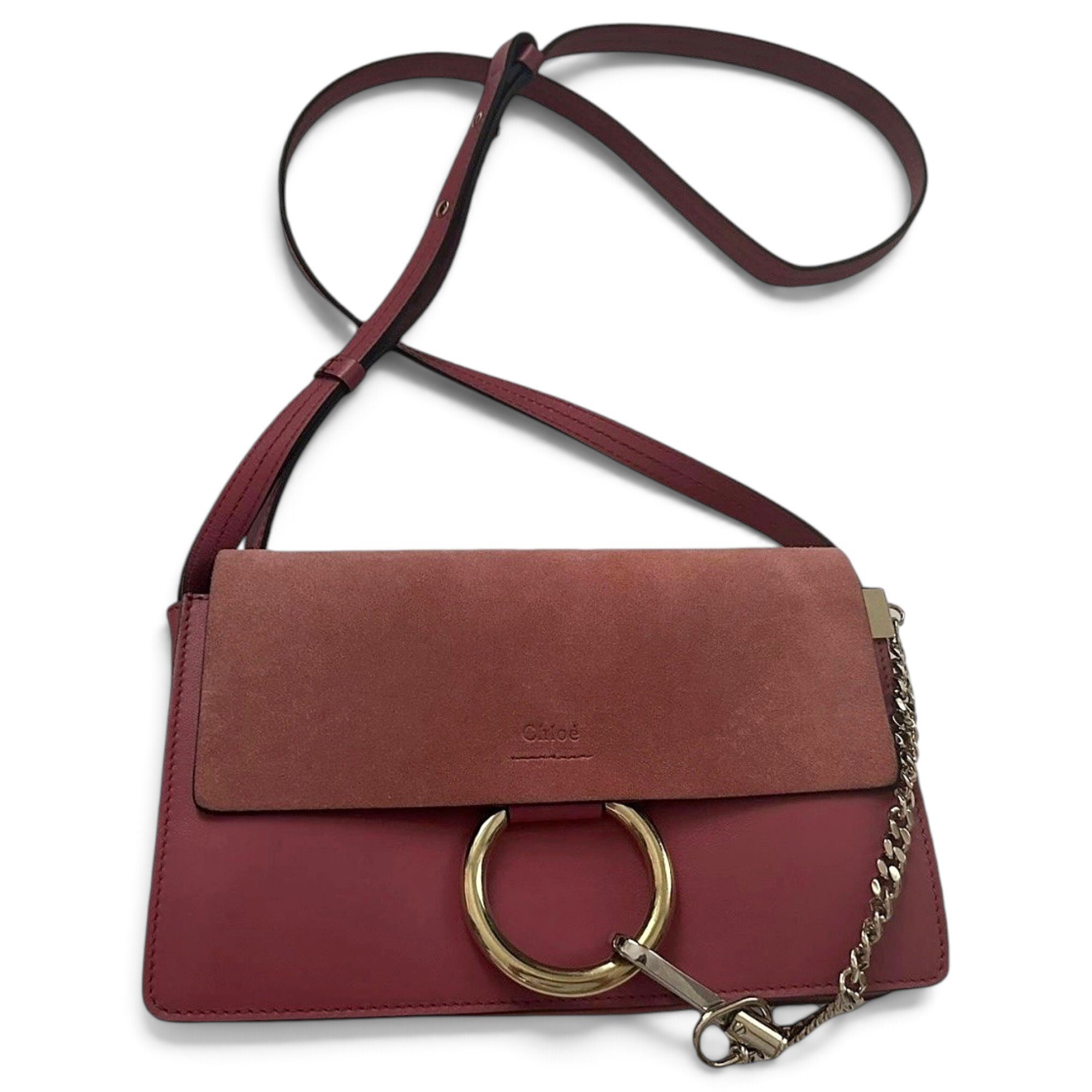 Faye leather handbag