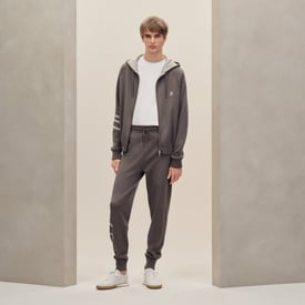 "H Golf" reversible hooded jacket