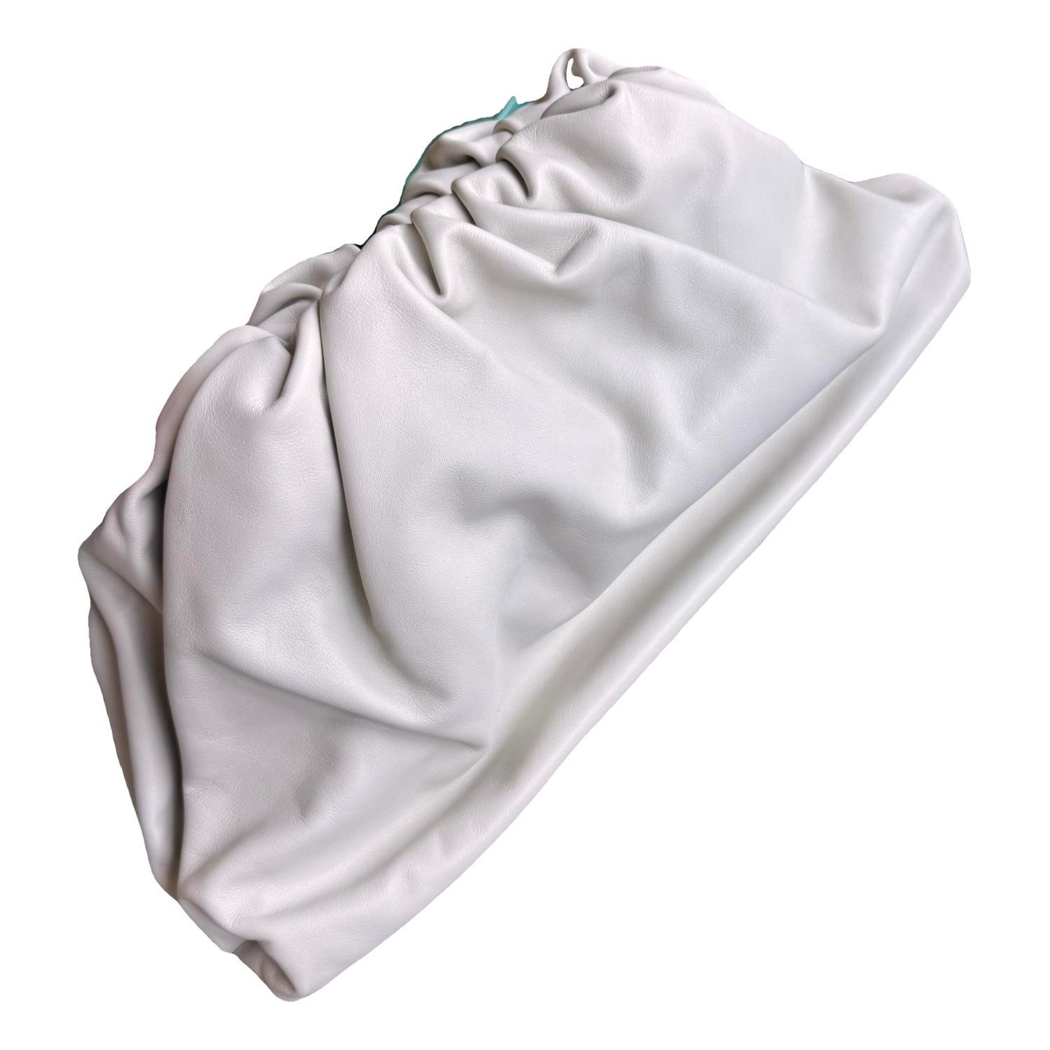 Pouch leather clutch bag