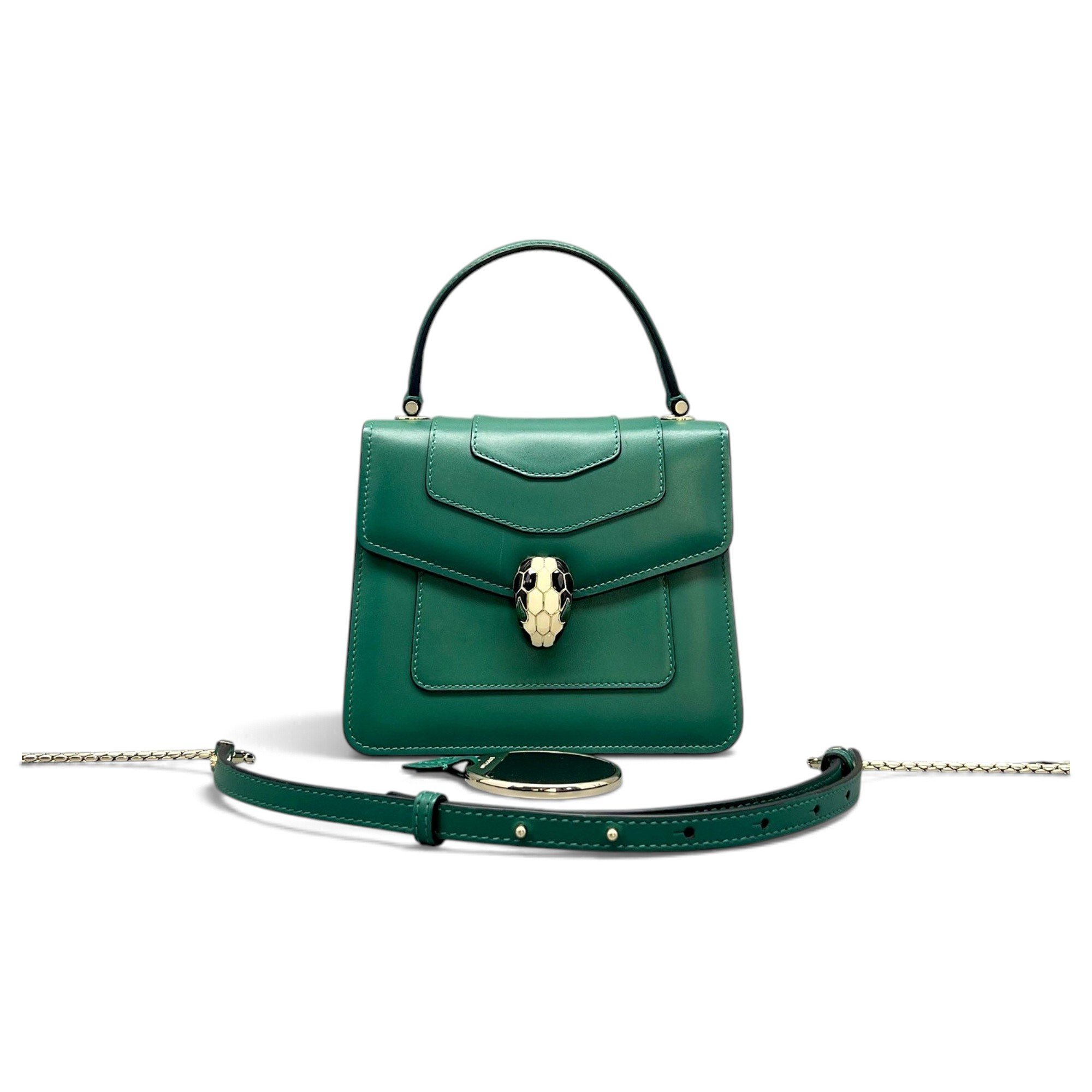Serpenti leather crossbody bag