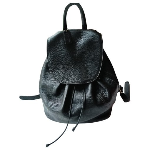 Leather backpack