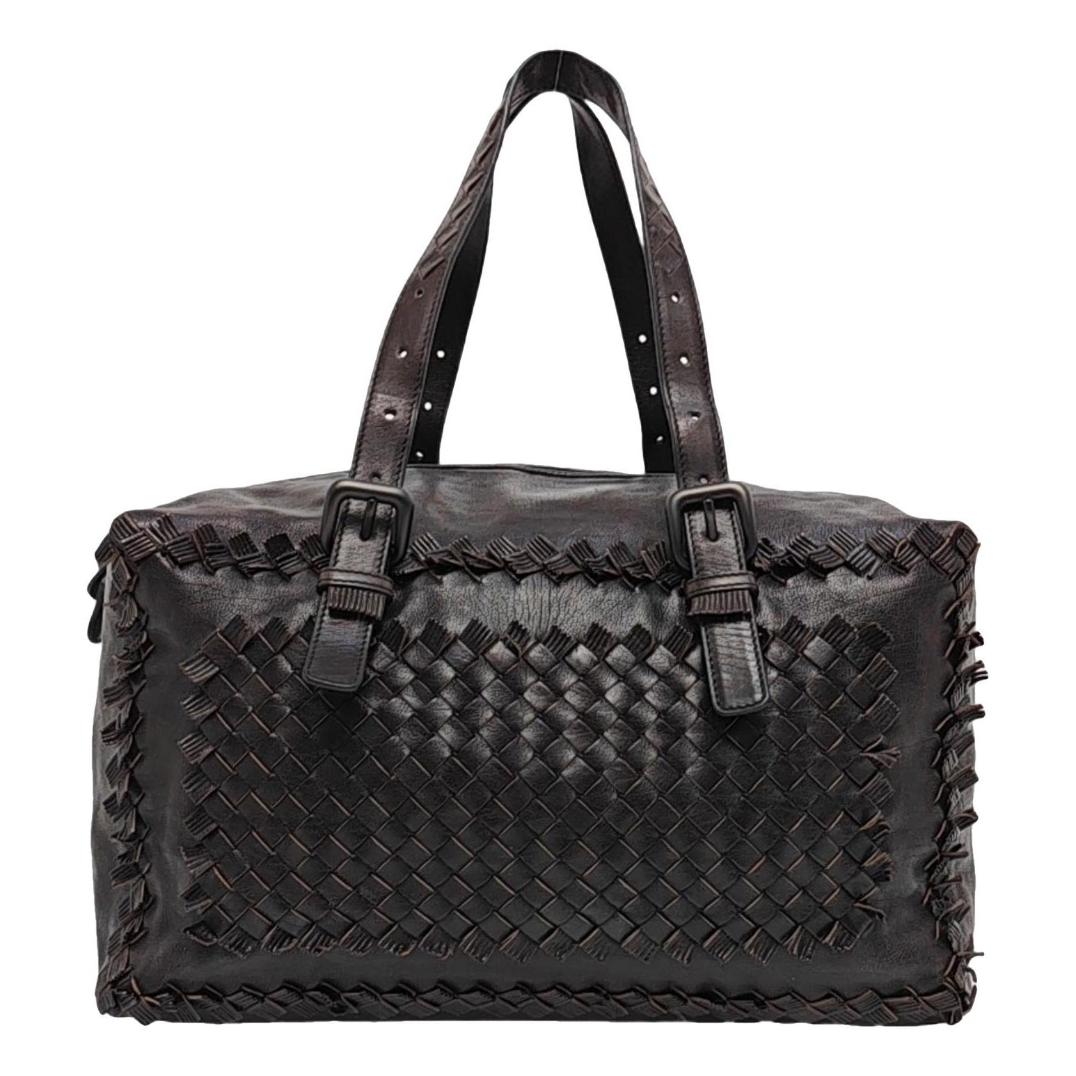 Leather tote