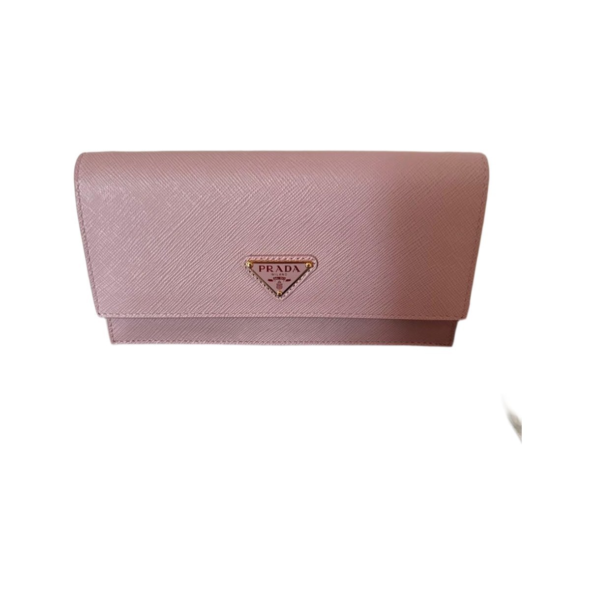 Leather clutch bag