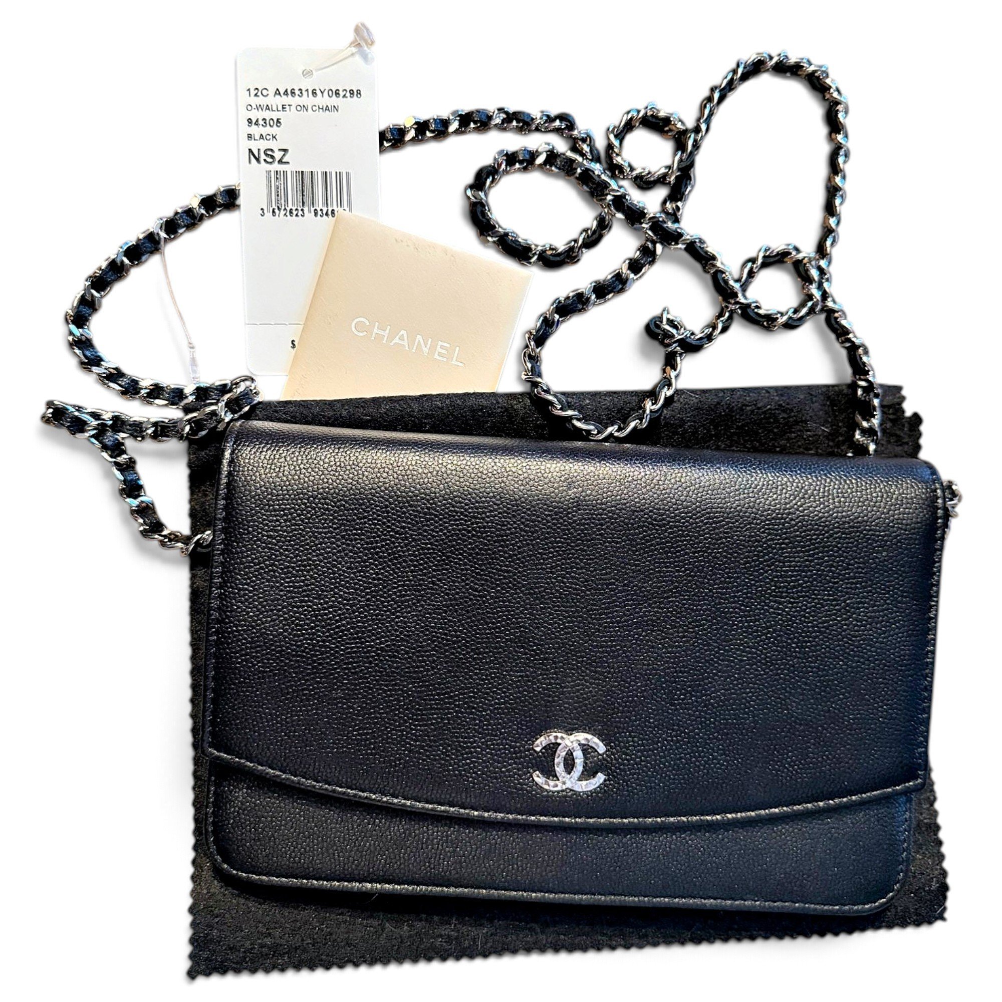 Wallet On Chain Timeless/Classique leather crossbody bag