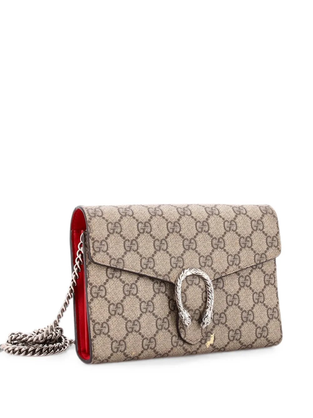 Dionysus Chain Wallet GG Coated Canvas Small crossbody bag