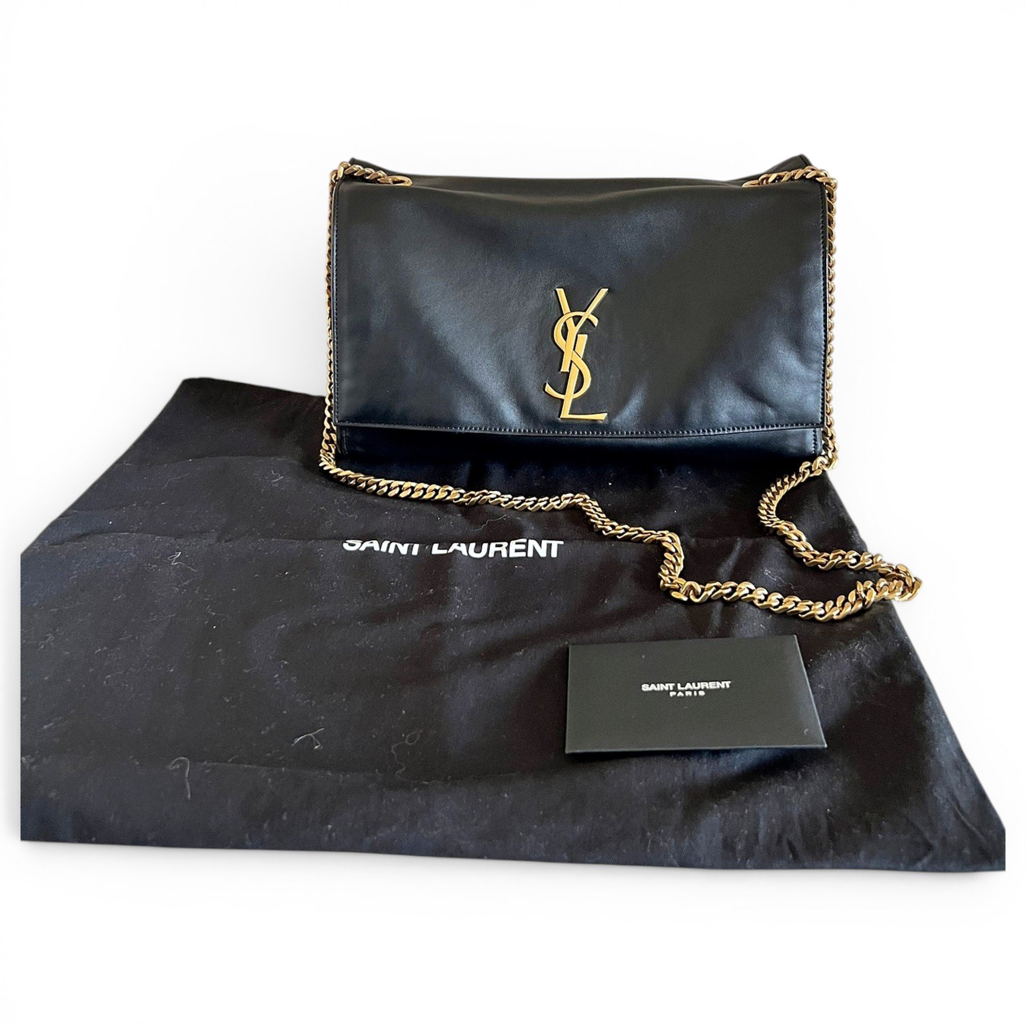 Reversible kate leather crossbody bag