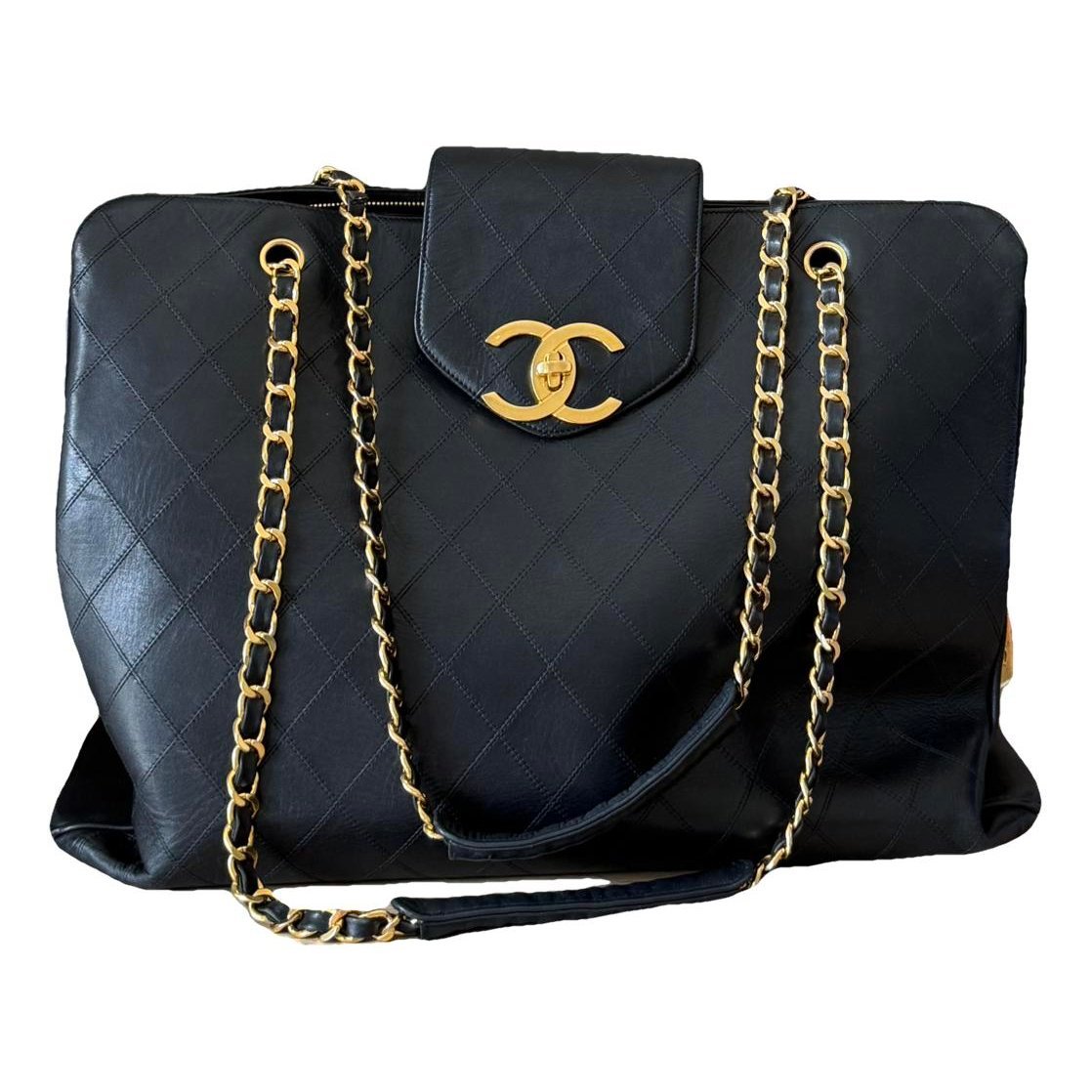 Leather tote