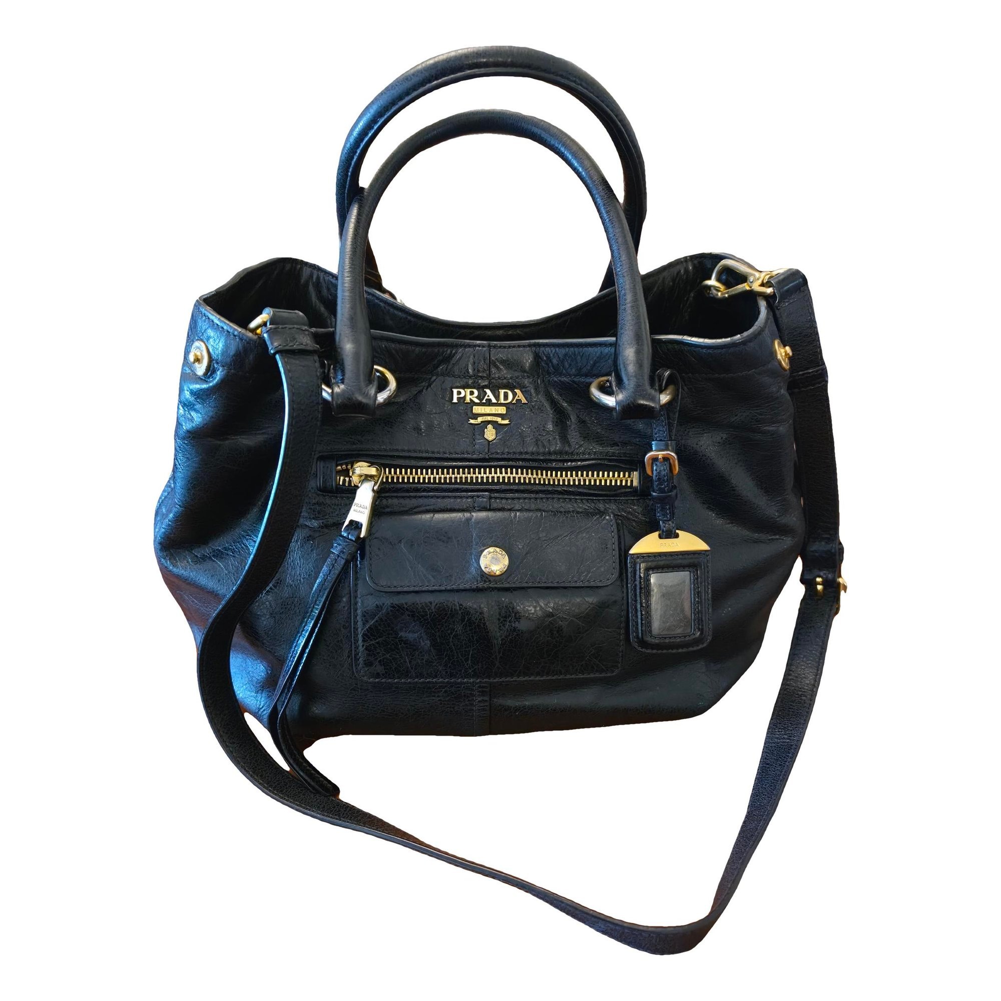 Leather tote