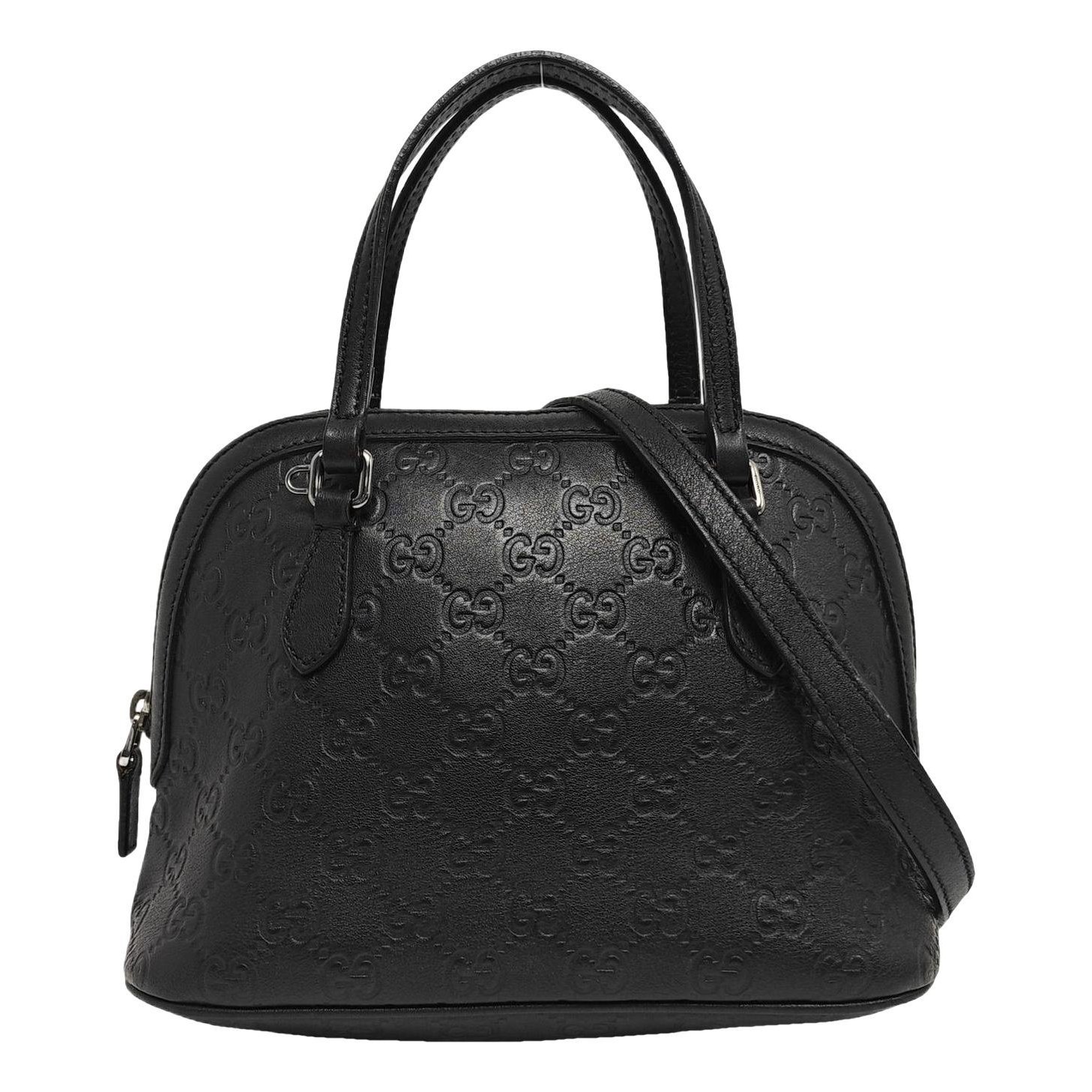 Ophidia Dome leather handbag