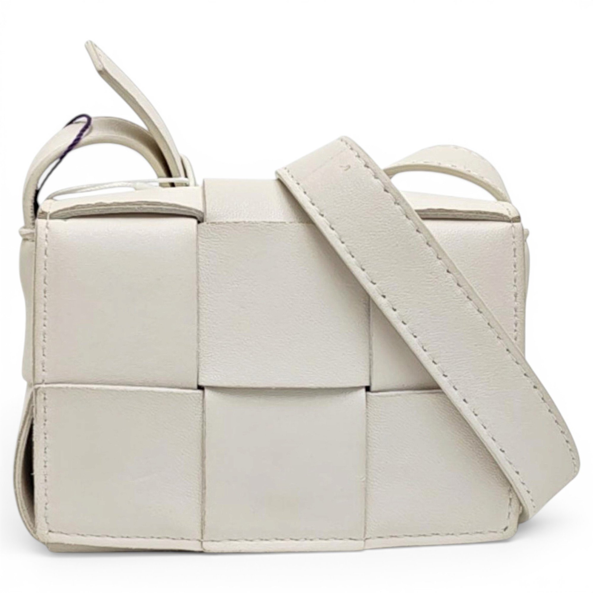 Cassette leather crossbody bag