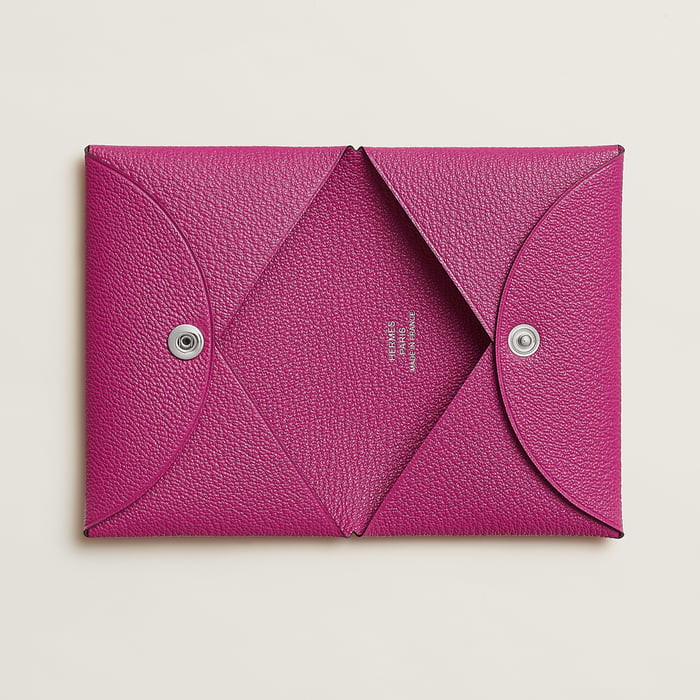 Rose Pourpre Calvi Card Holder