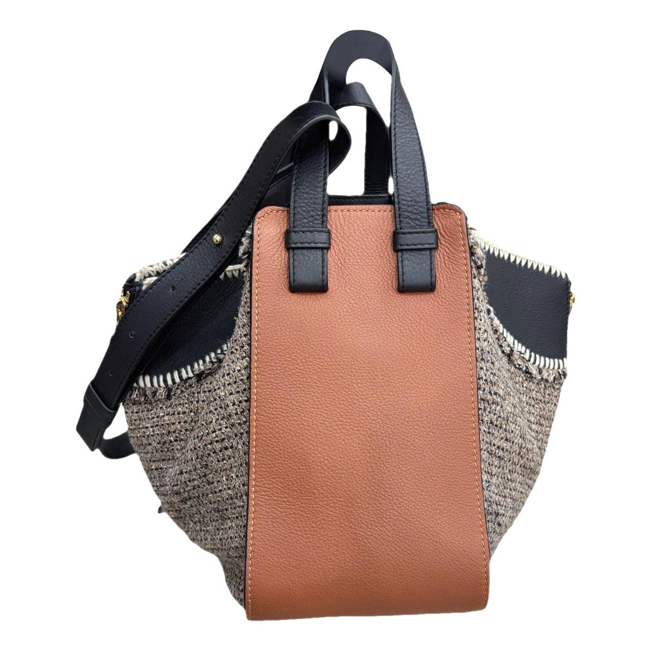 Hammock leather handbag