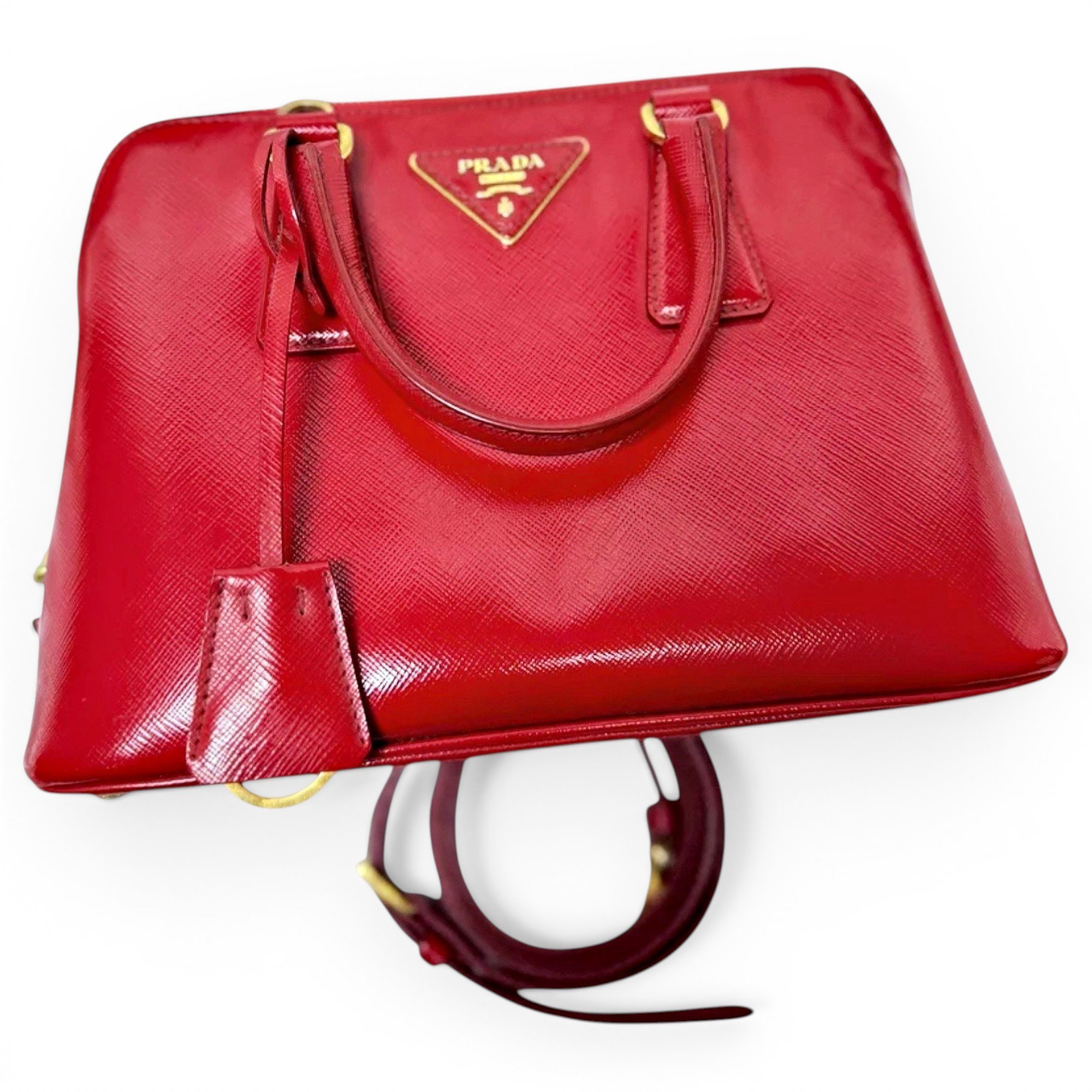 Promenade leather handbag