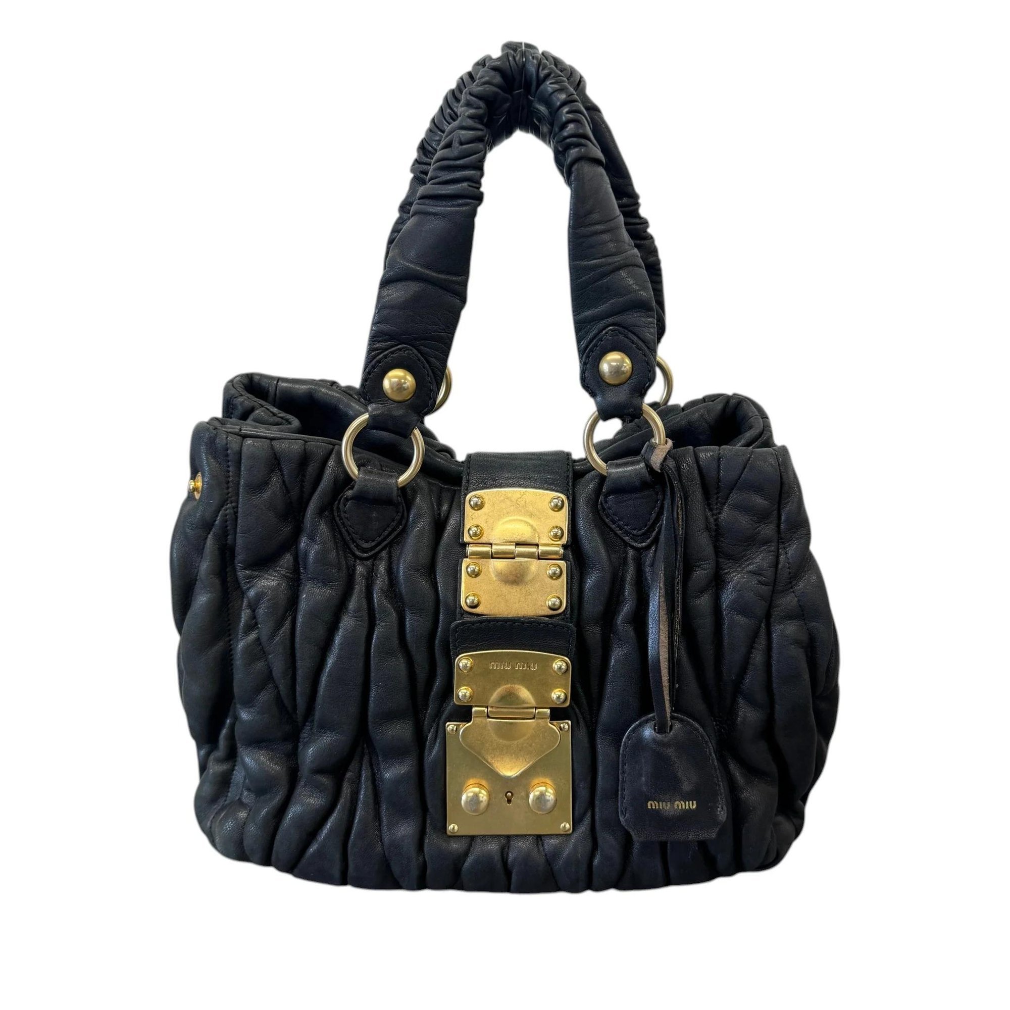 Leather handbag
