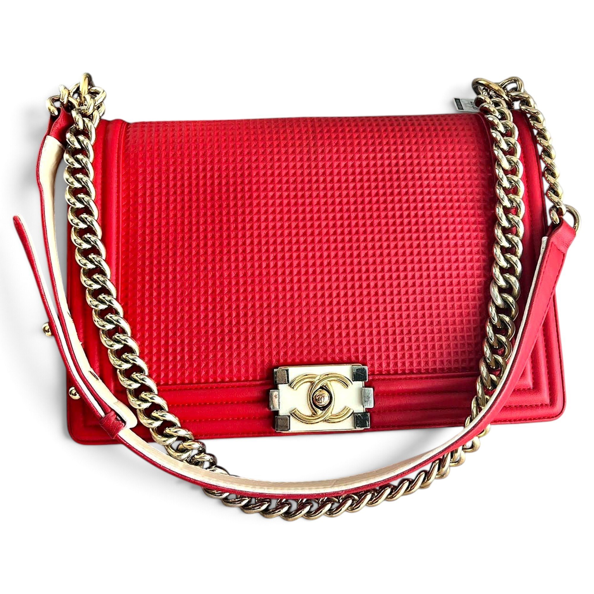 Boy leather crossbody bag