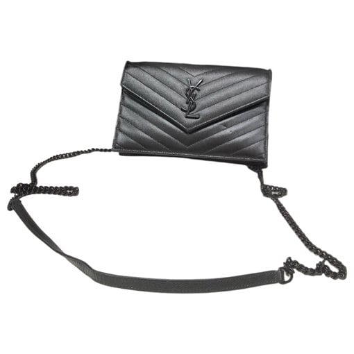 Baby monogramme leather handbag