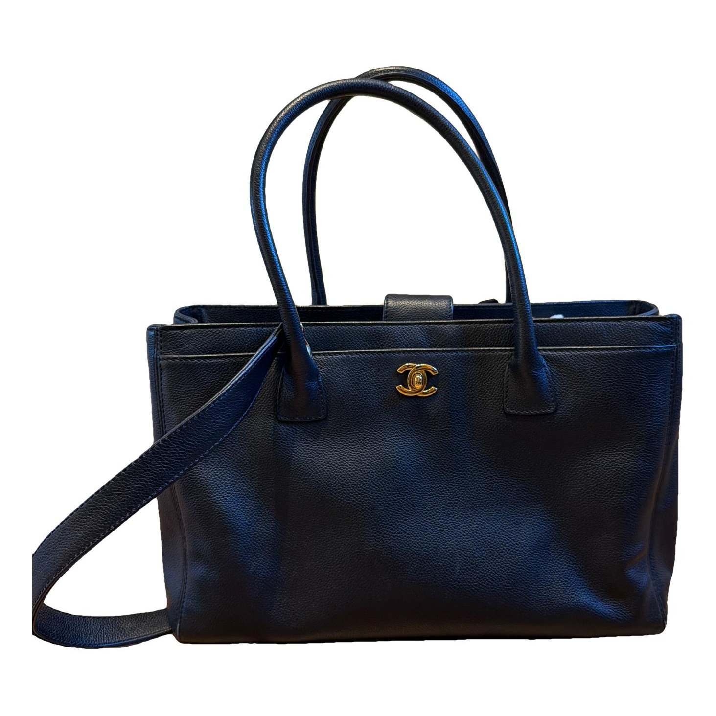 Executive leather tote